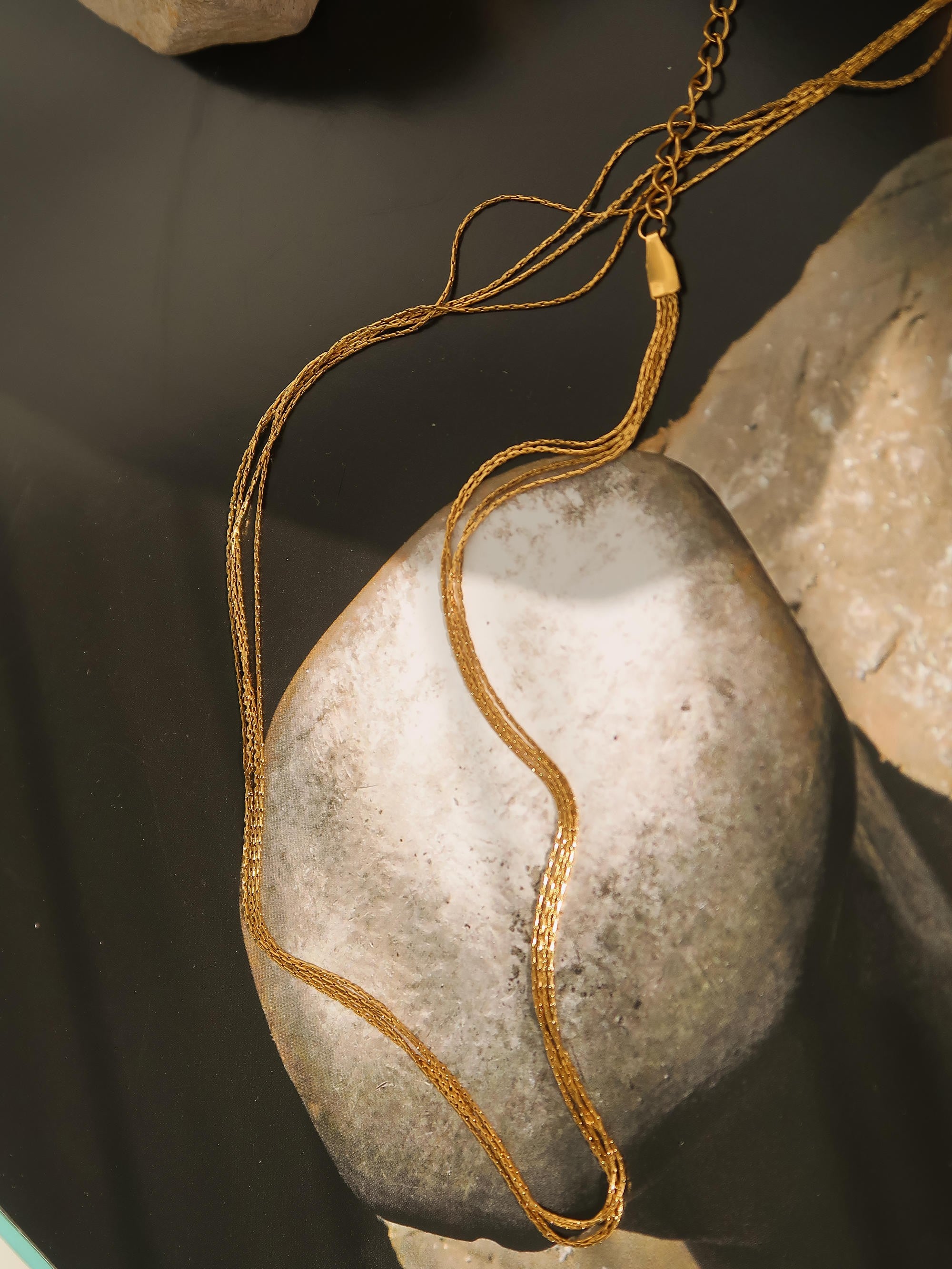 18k Gold Layered Dainty Chain Necklace