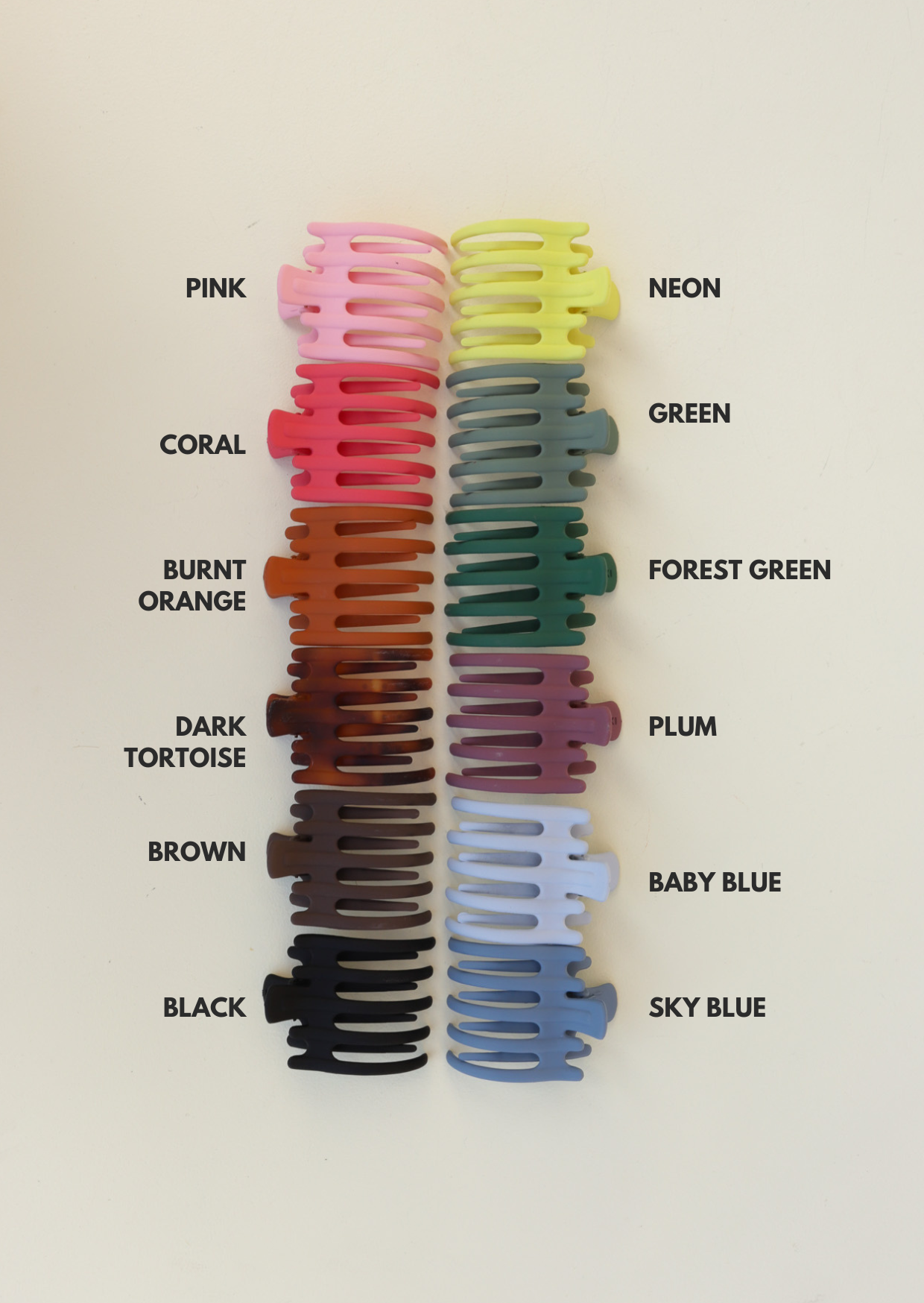 KAXI - Wide Lay Down Claw Clip