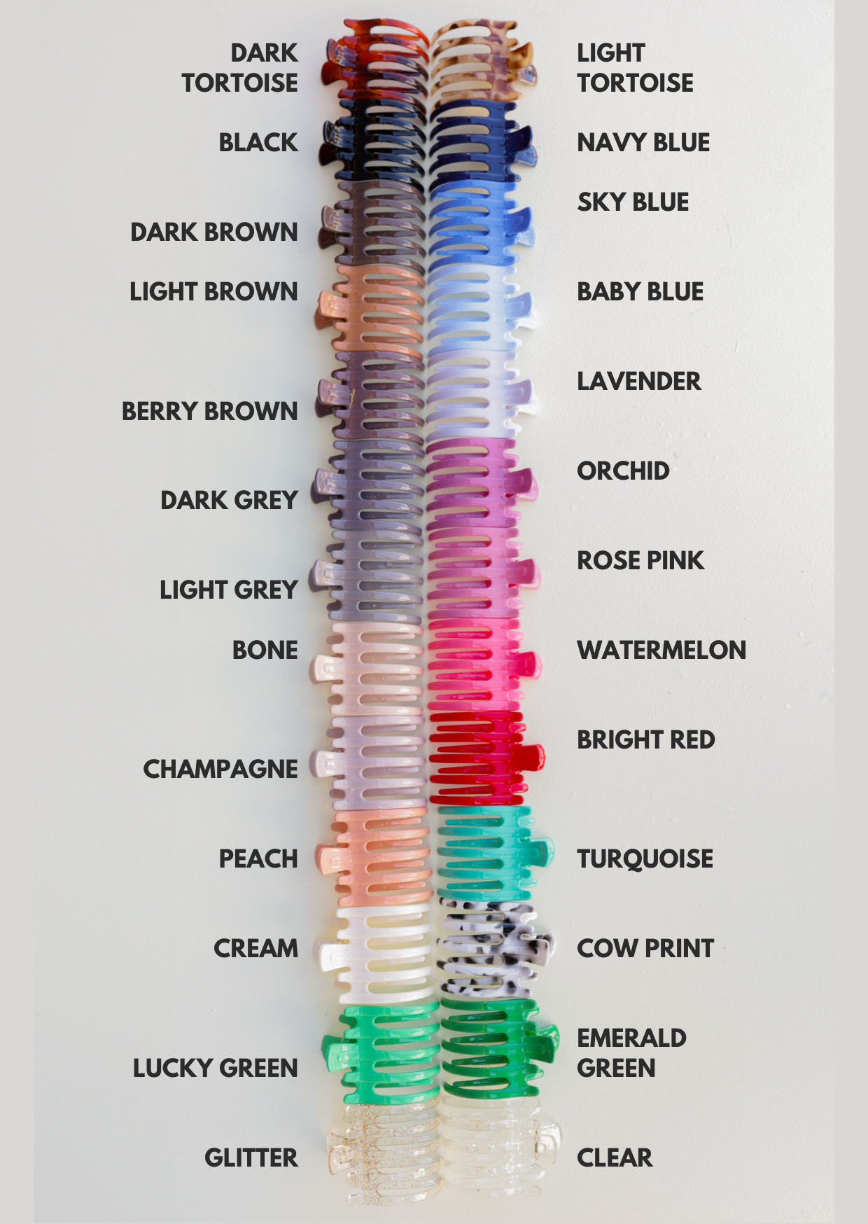 KAXI - Wide Lay Down Claw Clip