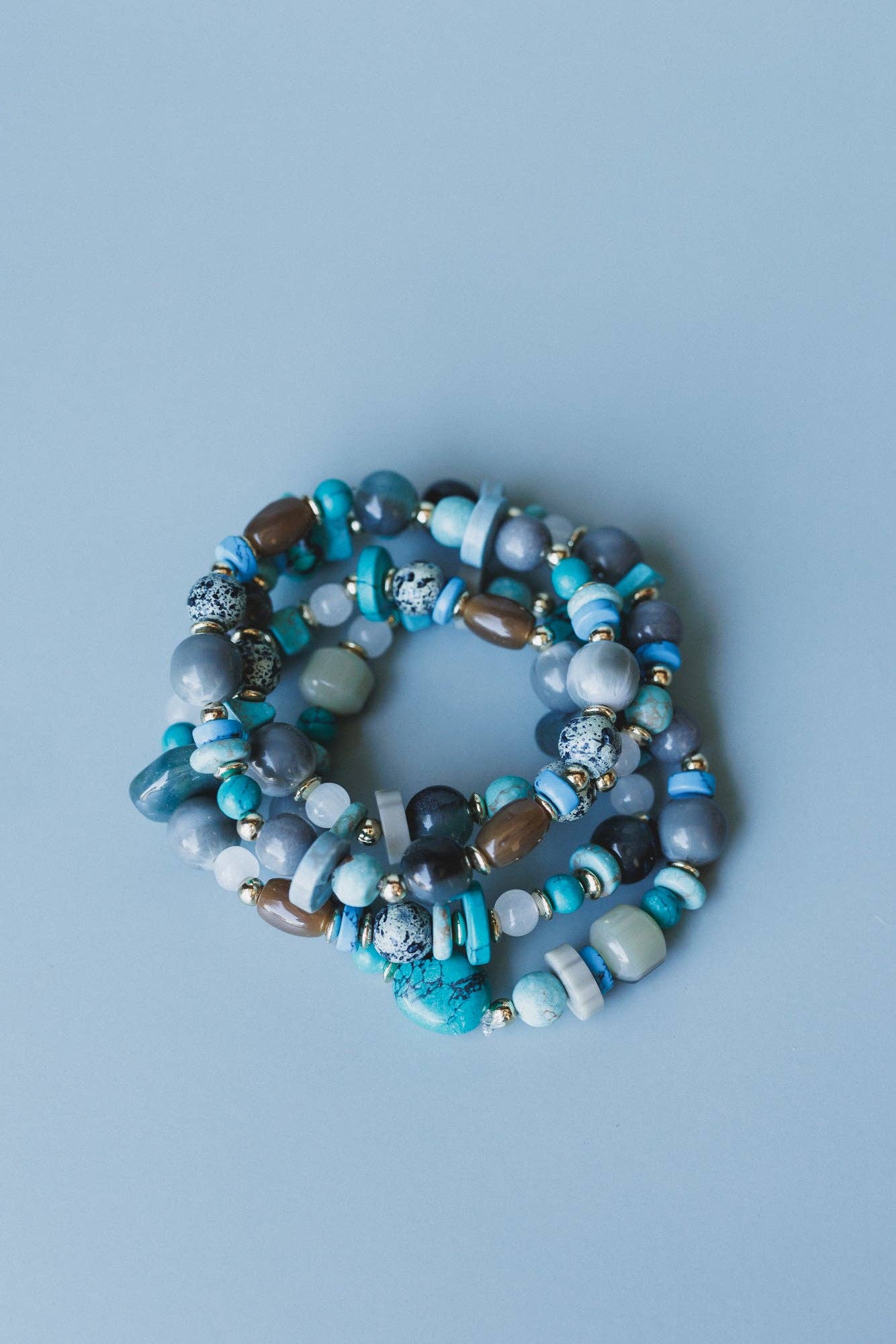 Nika Bracelets- Blue Multi