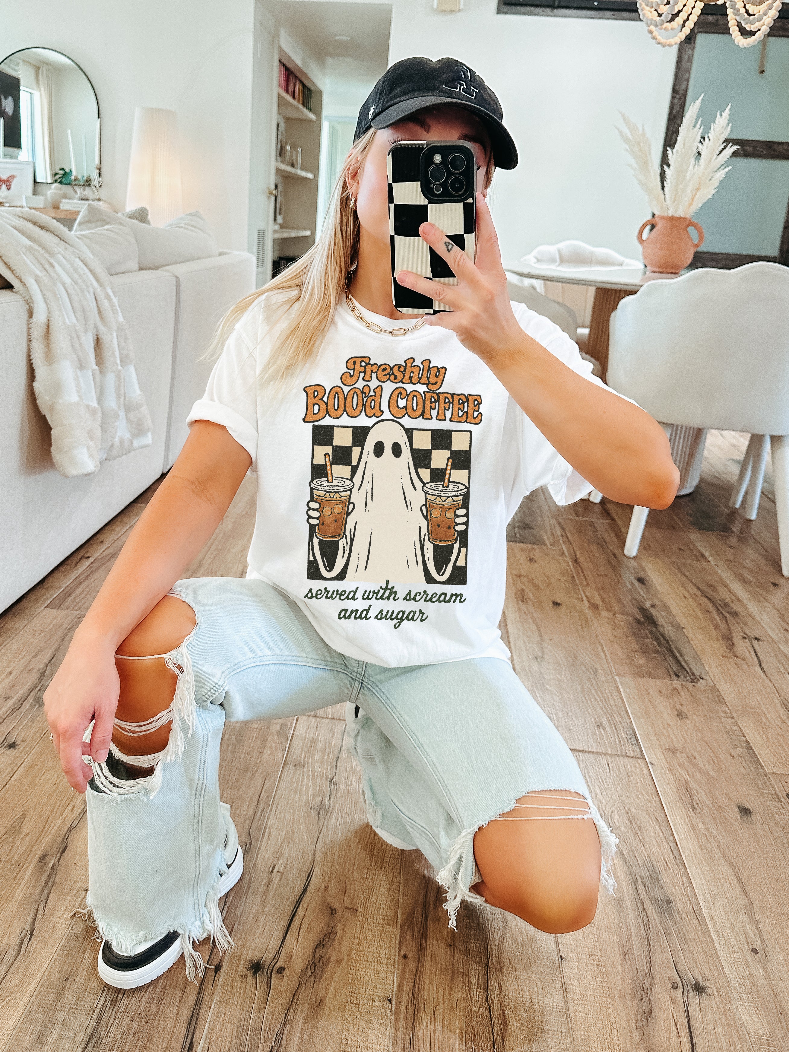 Freshly Boo'd Coffee Served With Scream And Sugar Tee