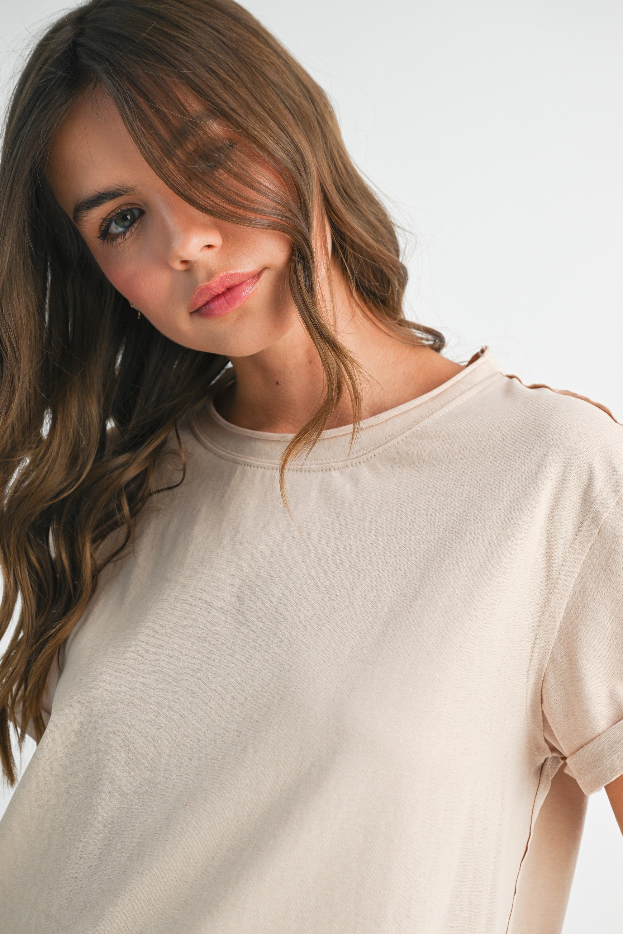 Mali Oat Baby Tee Short Sleeve Top