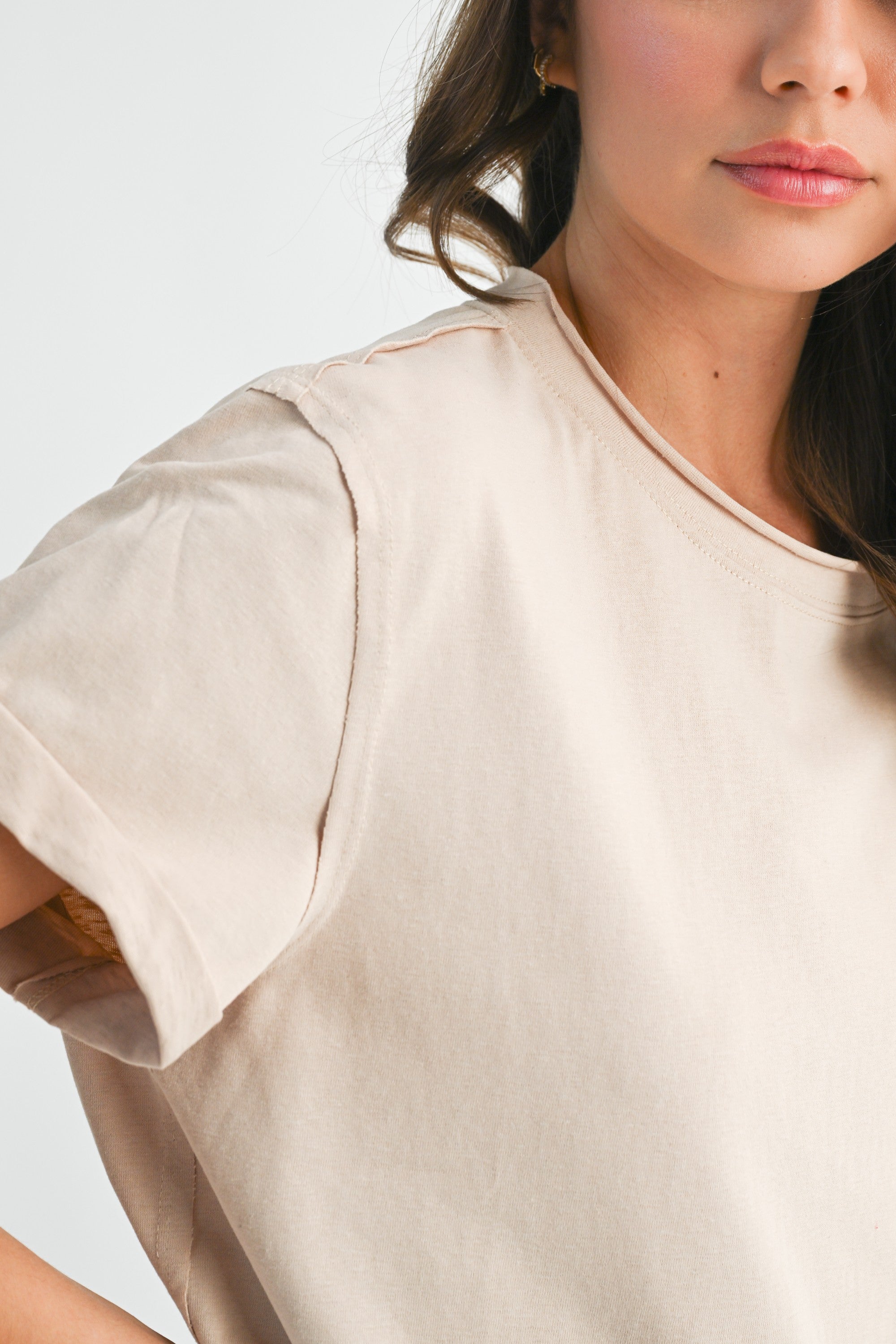 Mali Oat Baby Tee Short Sleeve Top