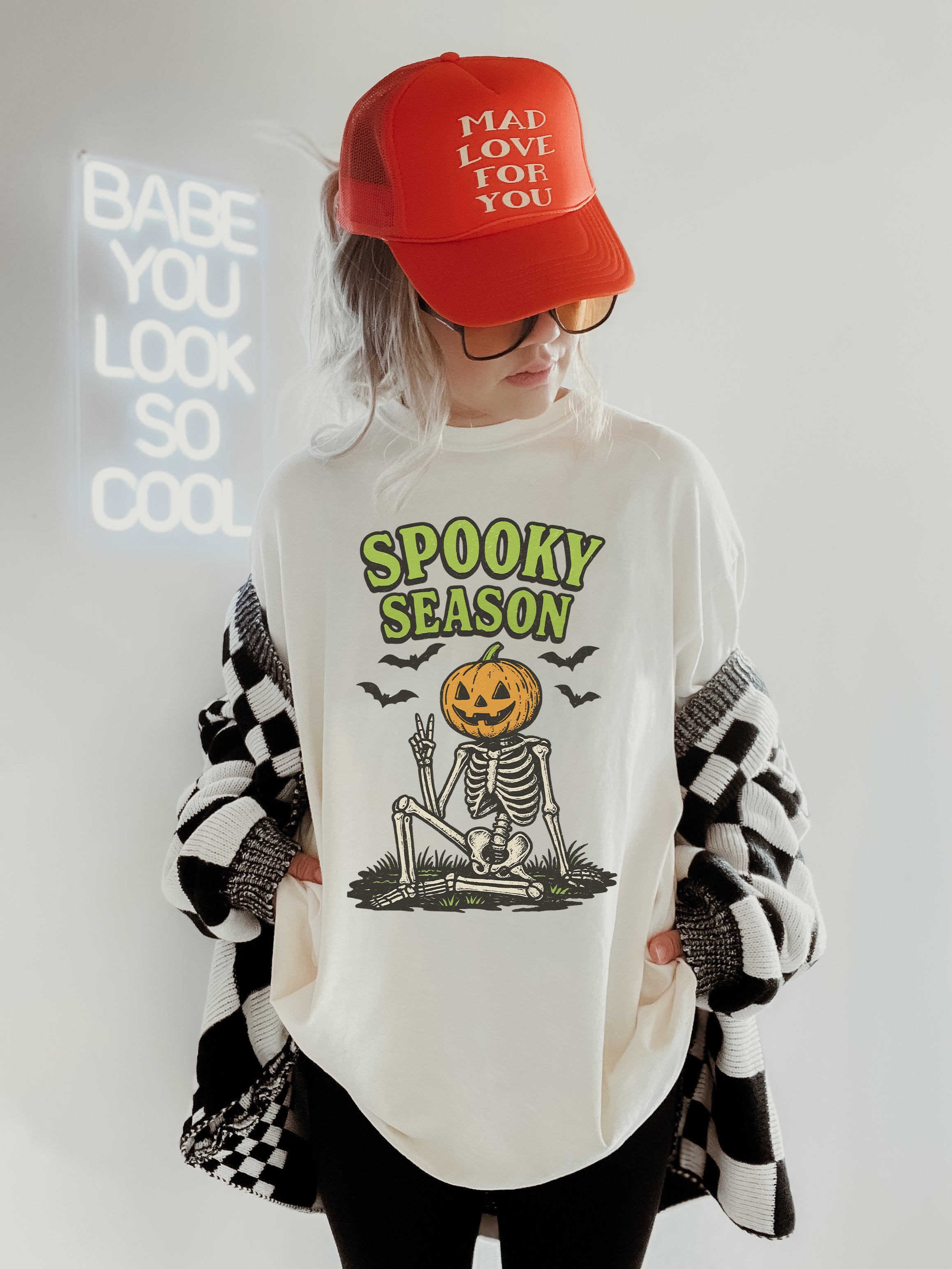 Spooky Season Pumpkin Head Tee