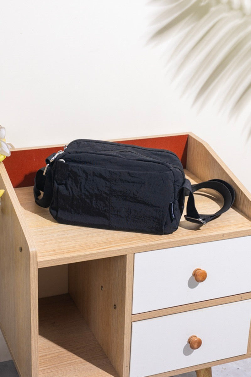 Everywhere Essentials Black Crossbody Bag
