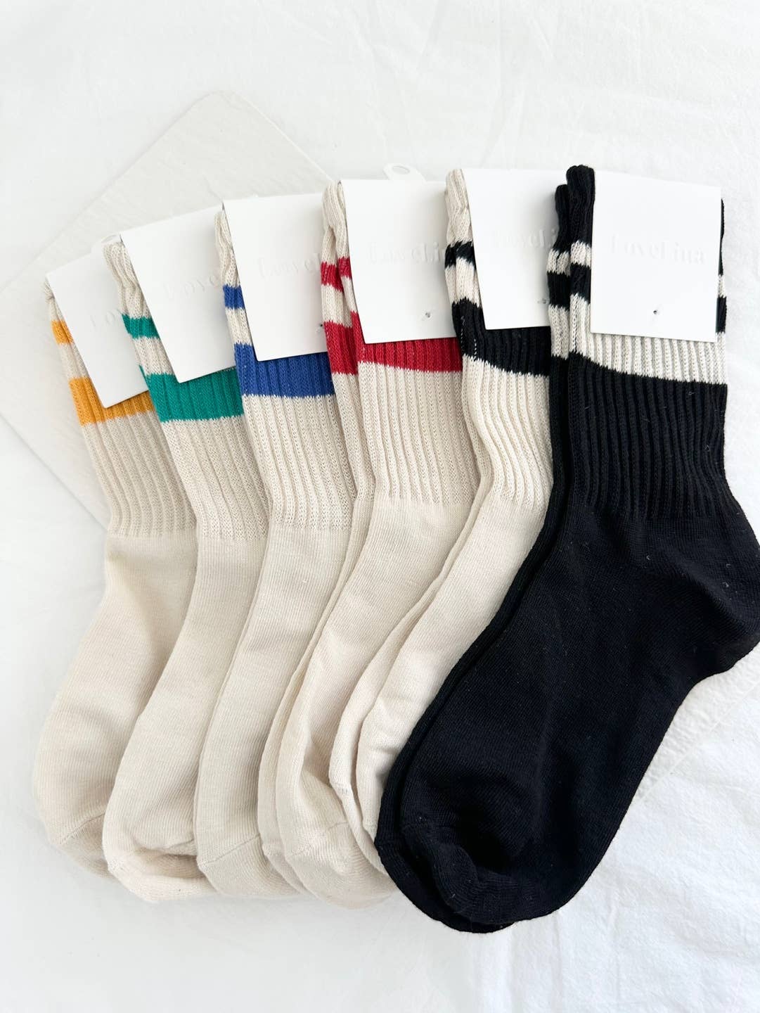 Striped Crew Socks