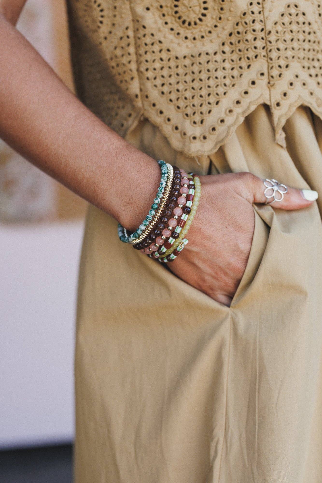 Zyra Bracelet - Red Multi