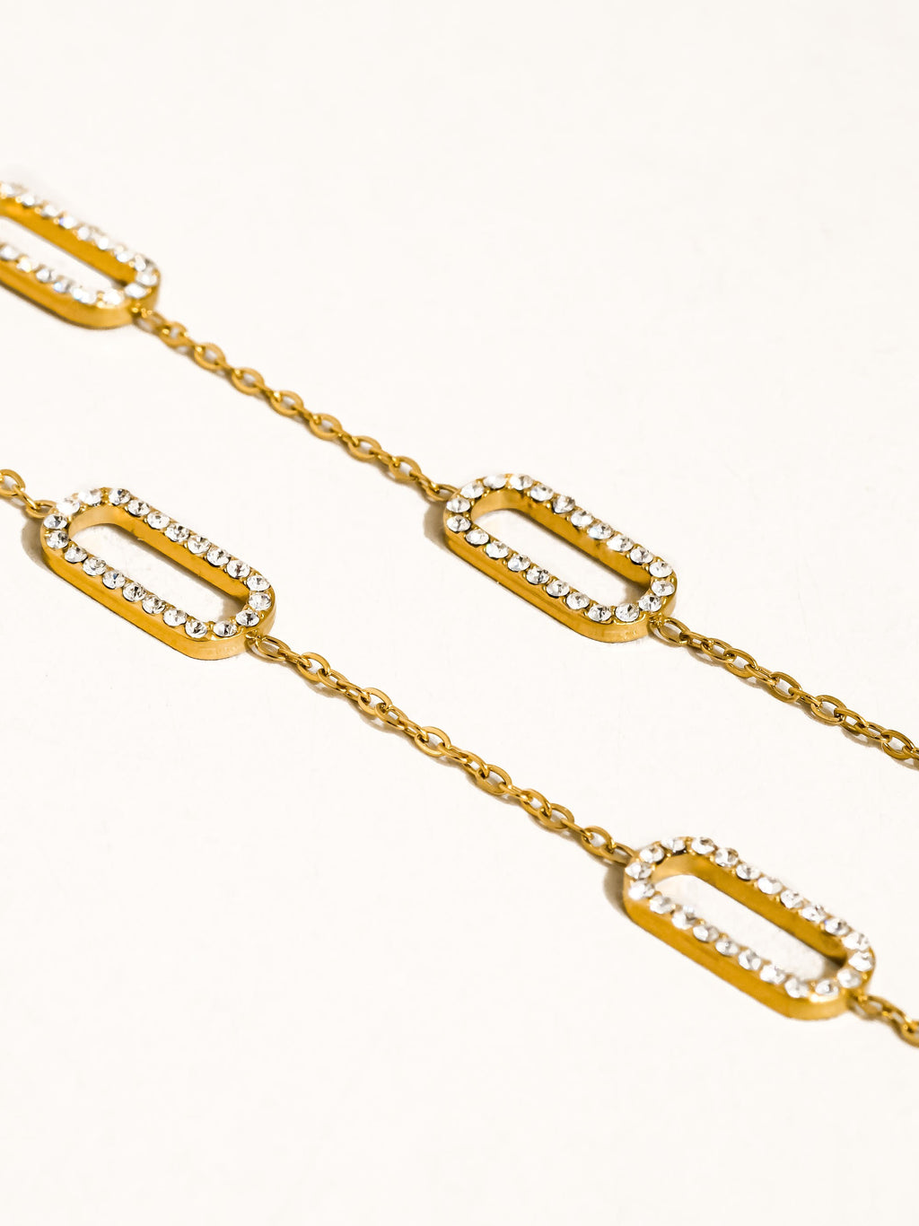 Burnisse 18k Gold Dainty Geometric Necklace