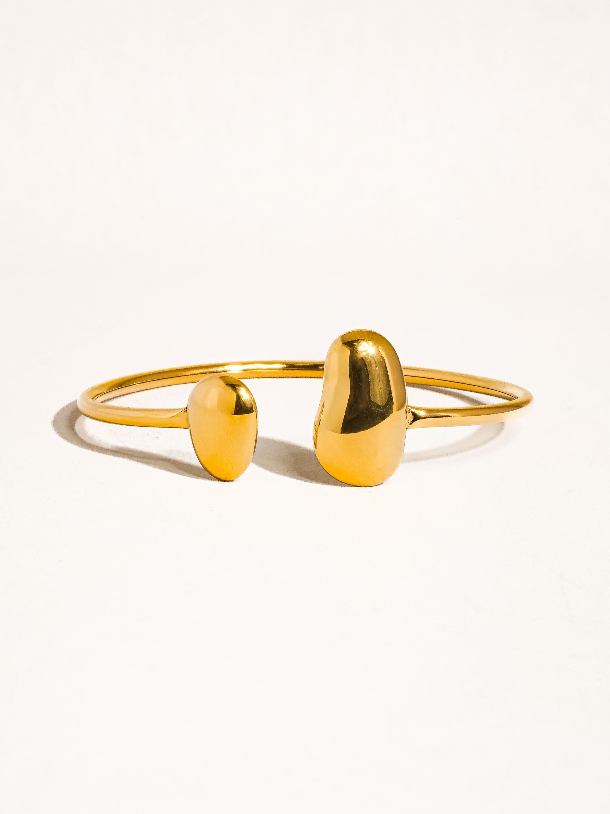 18k Non-tarnish Round Thin Bracelet
