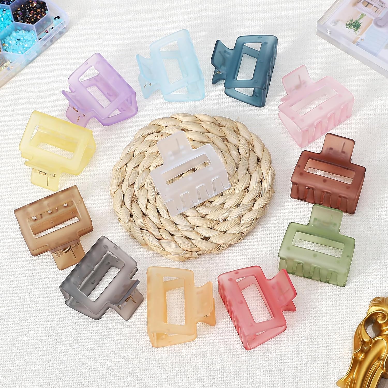 2 Inch Medium Acrylic Hair Claw Clip