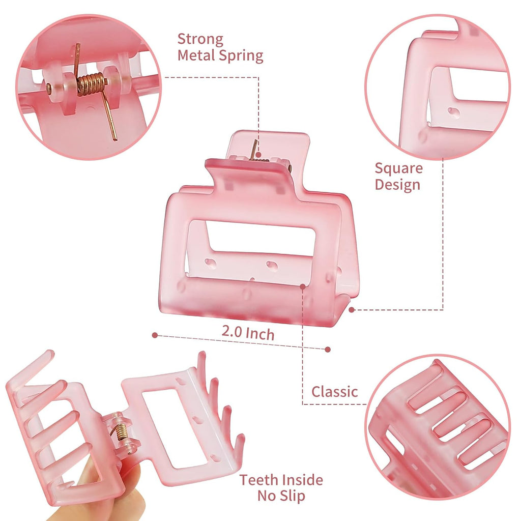 2 Inch Medium Acrylic Hair Claw Clip