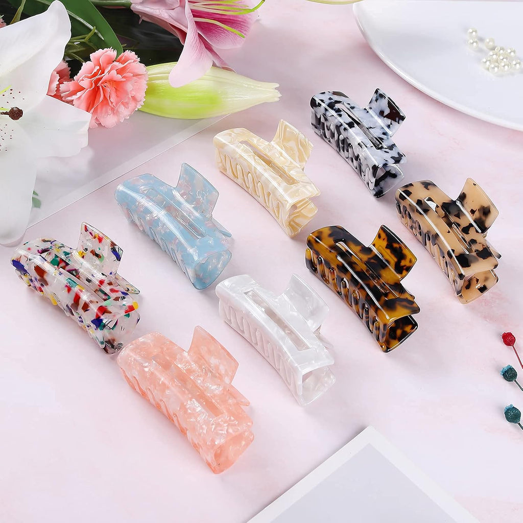 3 Inch Multi-Color Tortoise Hair Clips