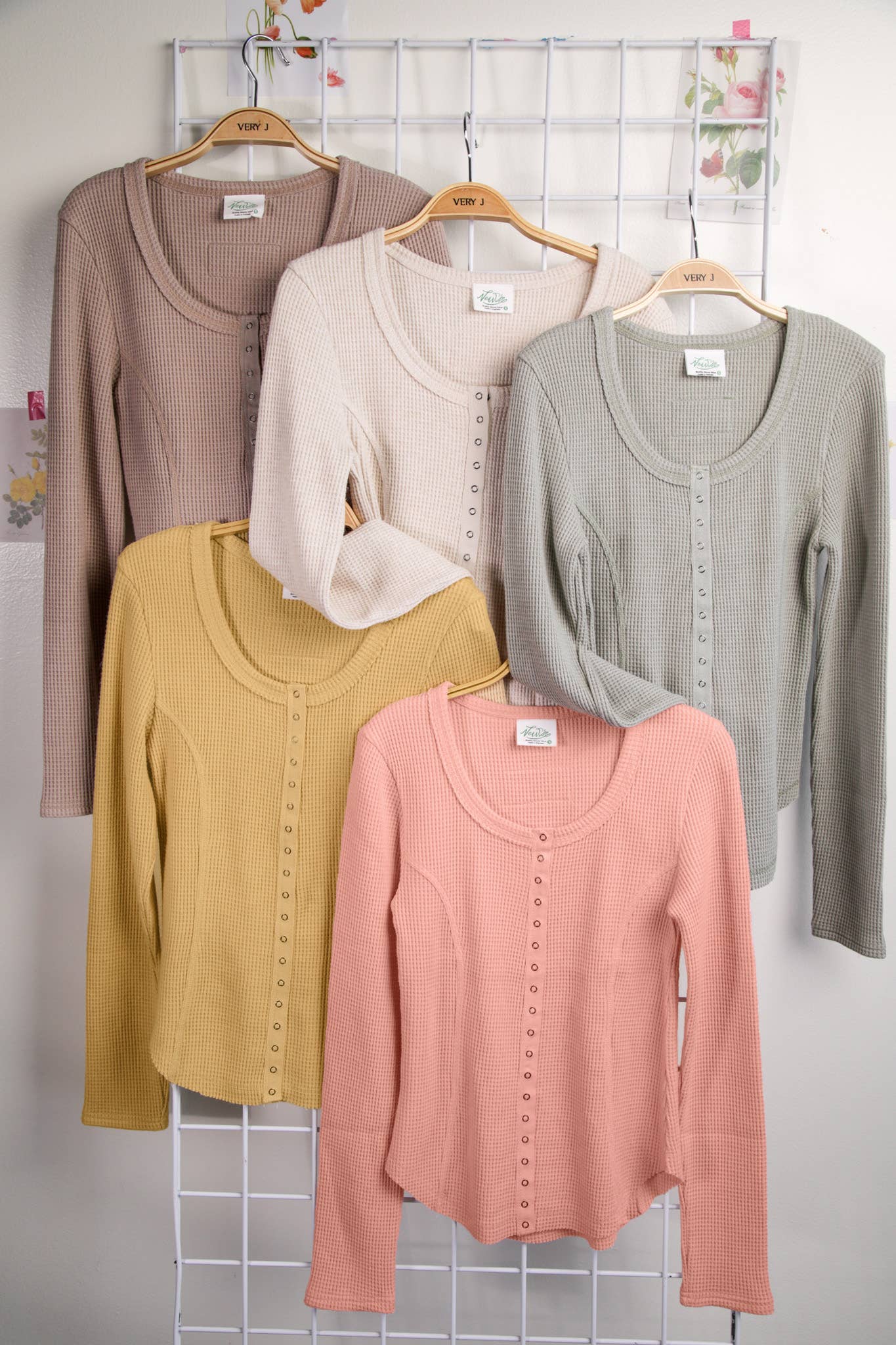 Yellow Button Down Fitted Knit Casual Top