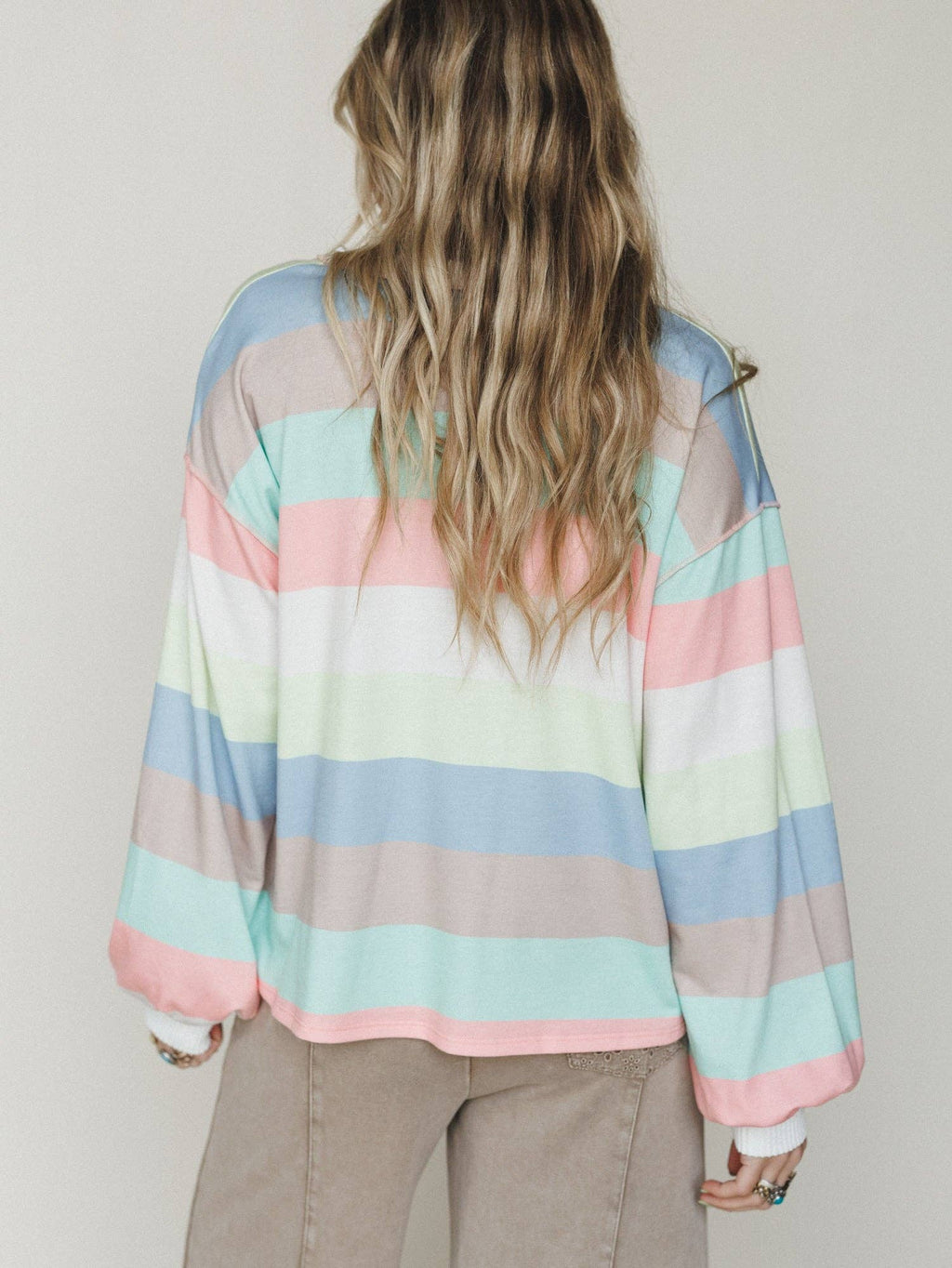 Striped Darlin Long Sleeve Top