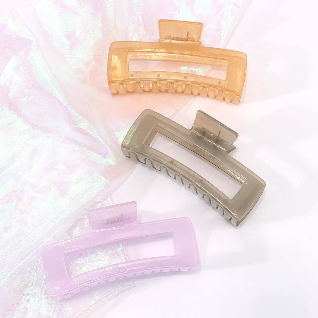 5 Inch Extra Large Rectangle Hair Claw Clips