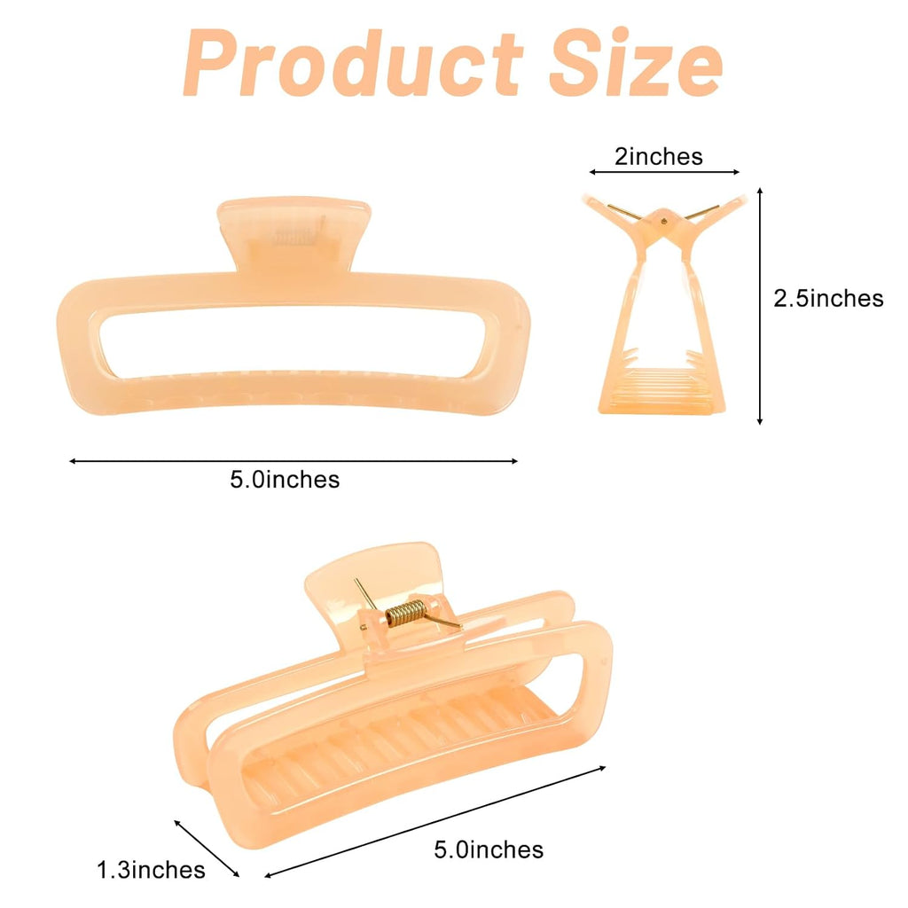 5 Inch Extra Large Rounded Claw Clips