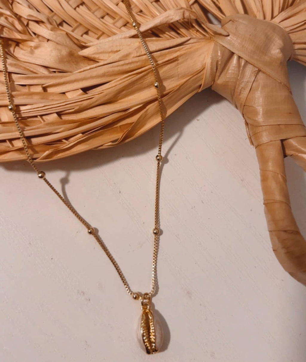 Driftaway Jewelry - Gold Filled Cowrie Necklace