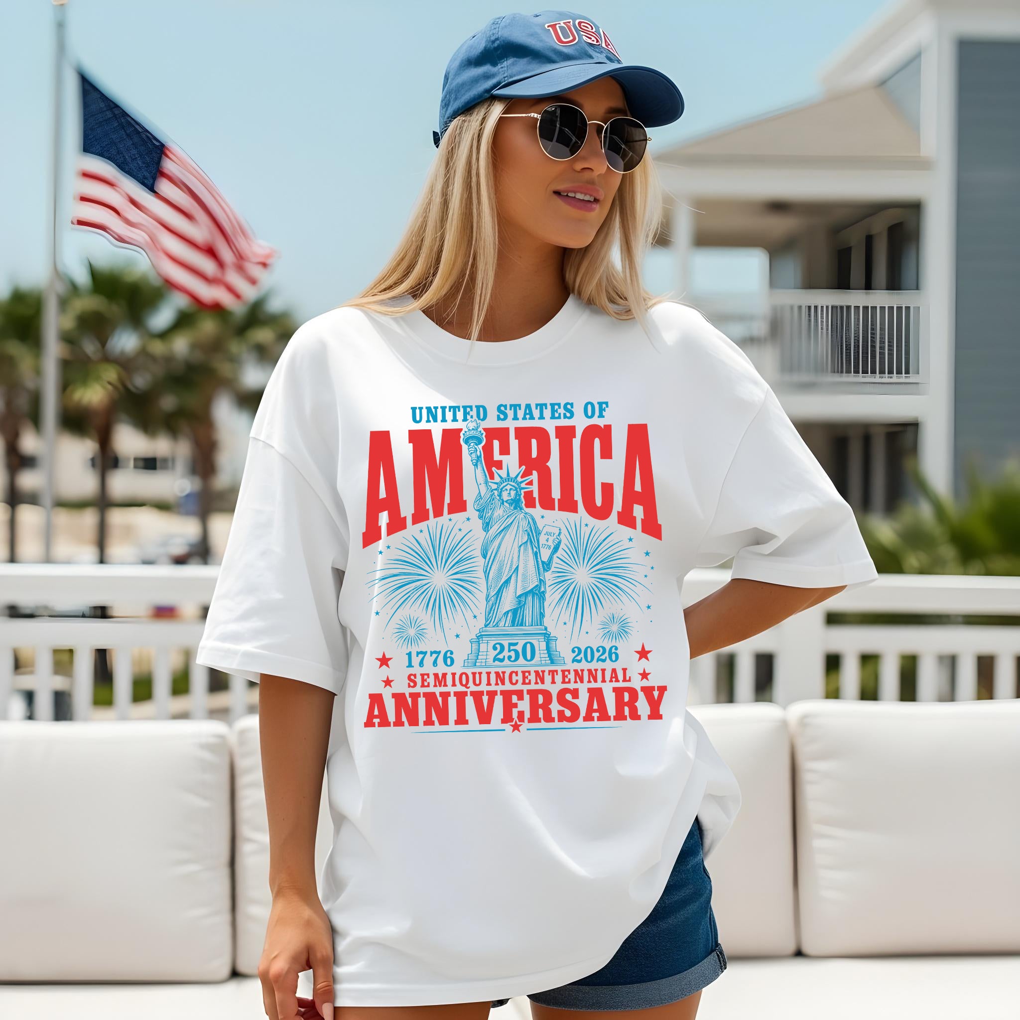 *PREORDER* United States of America Semiquincentennial Anniversary Tee