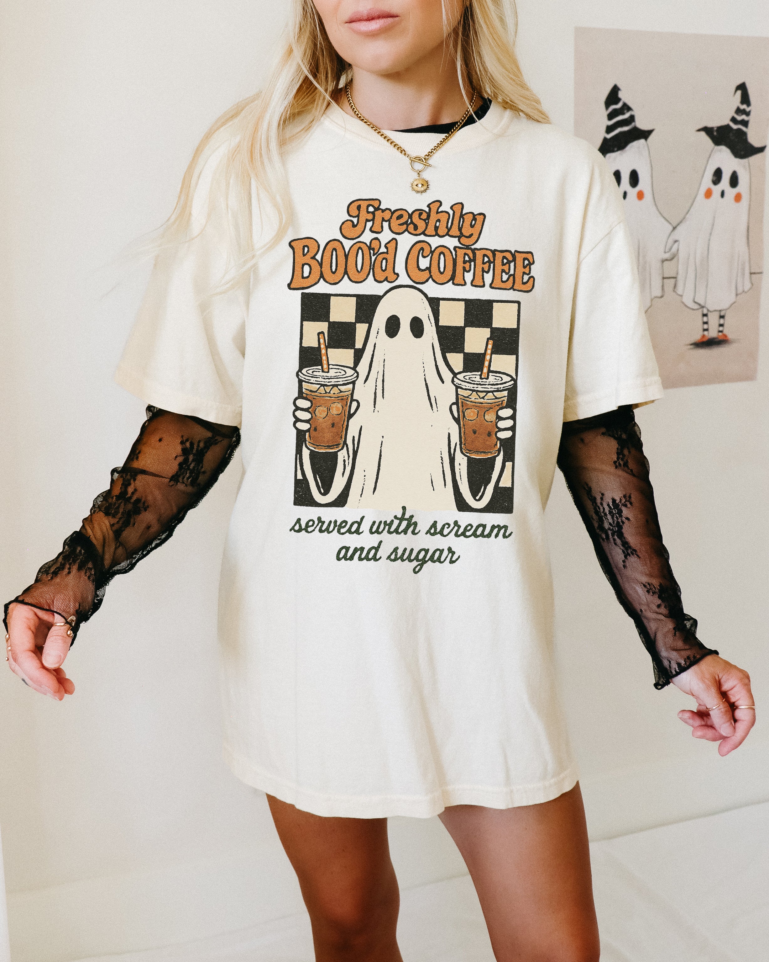 Freshly Boo'd Coffee Served With Scream And Sugar Tee