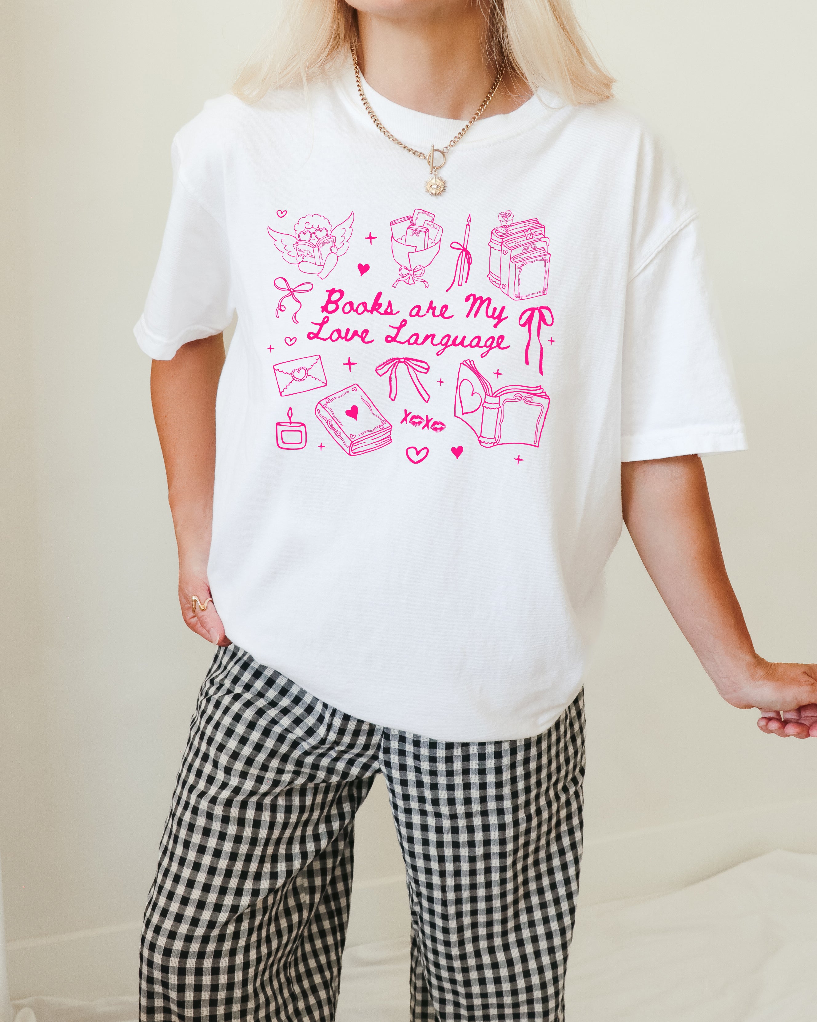Books Are My Love Language Tee or Crew Sweatshirt