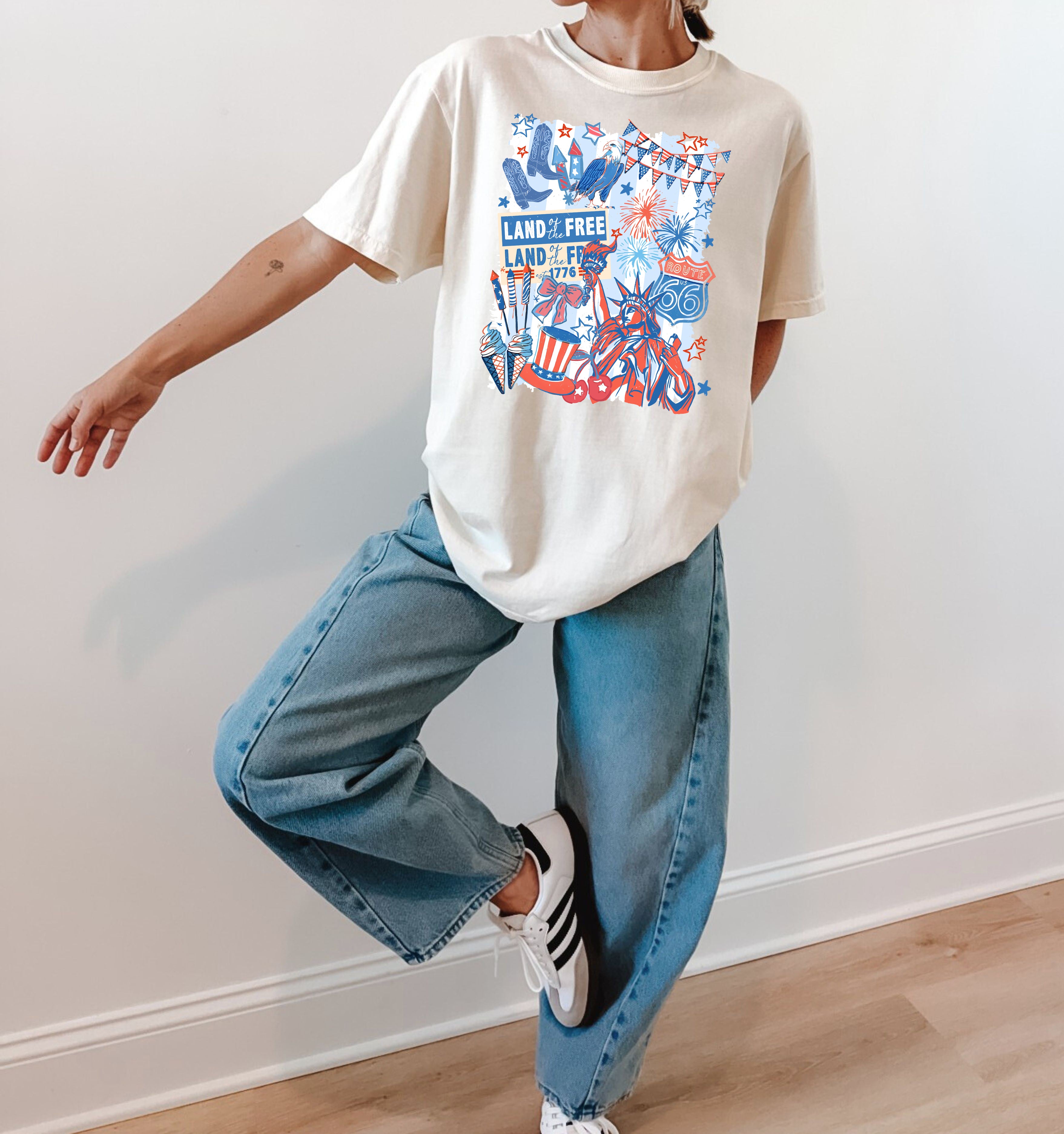 *PREORDER* July 4th Collage Tee