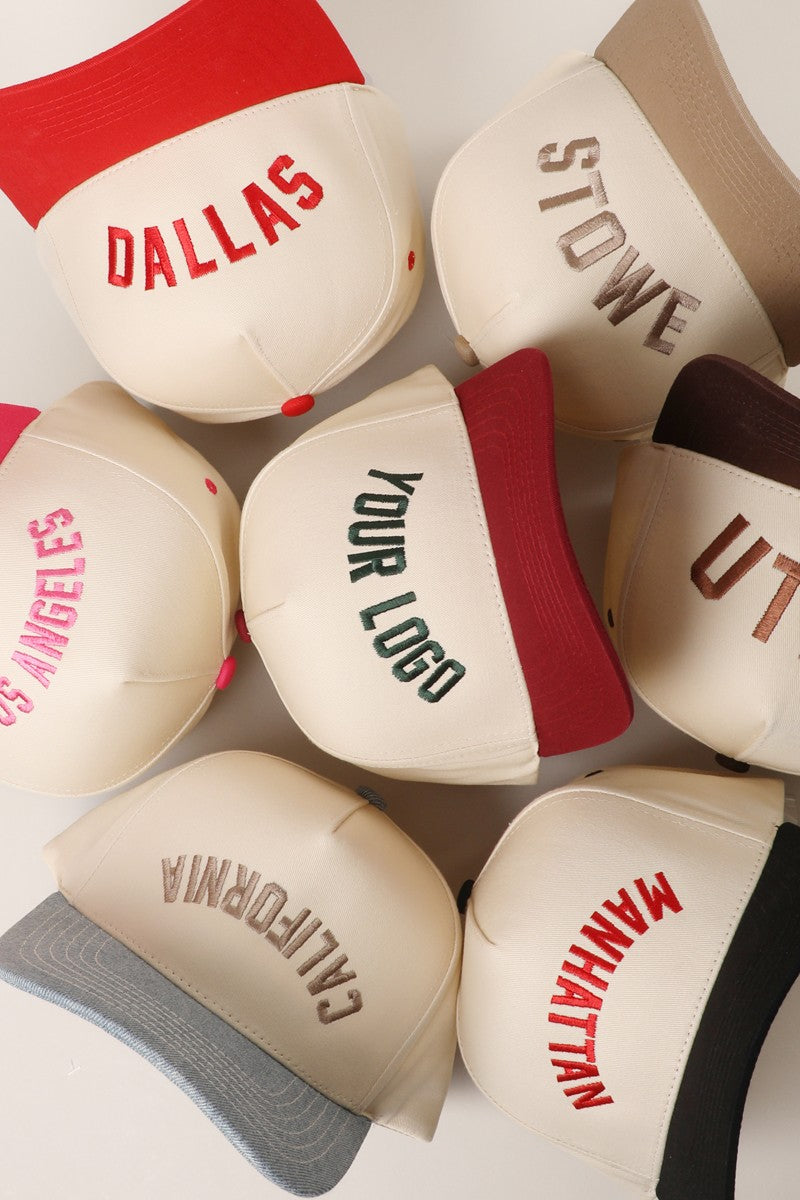 Idaho Falls Upside Down Sage Two-Tone Trucker Embroidered Hat