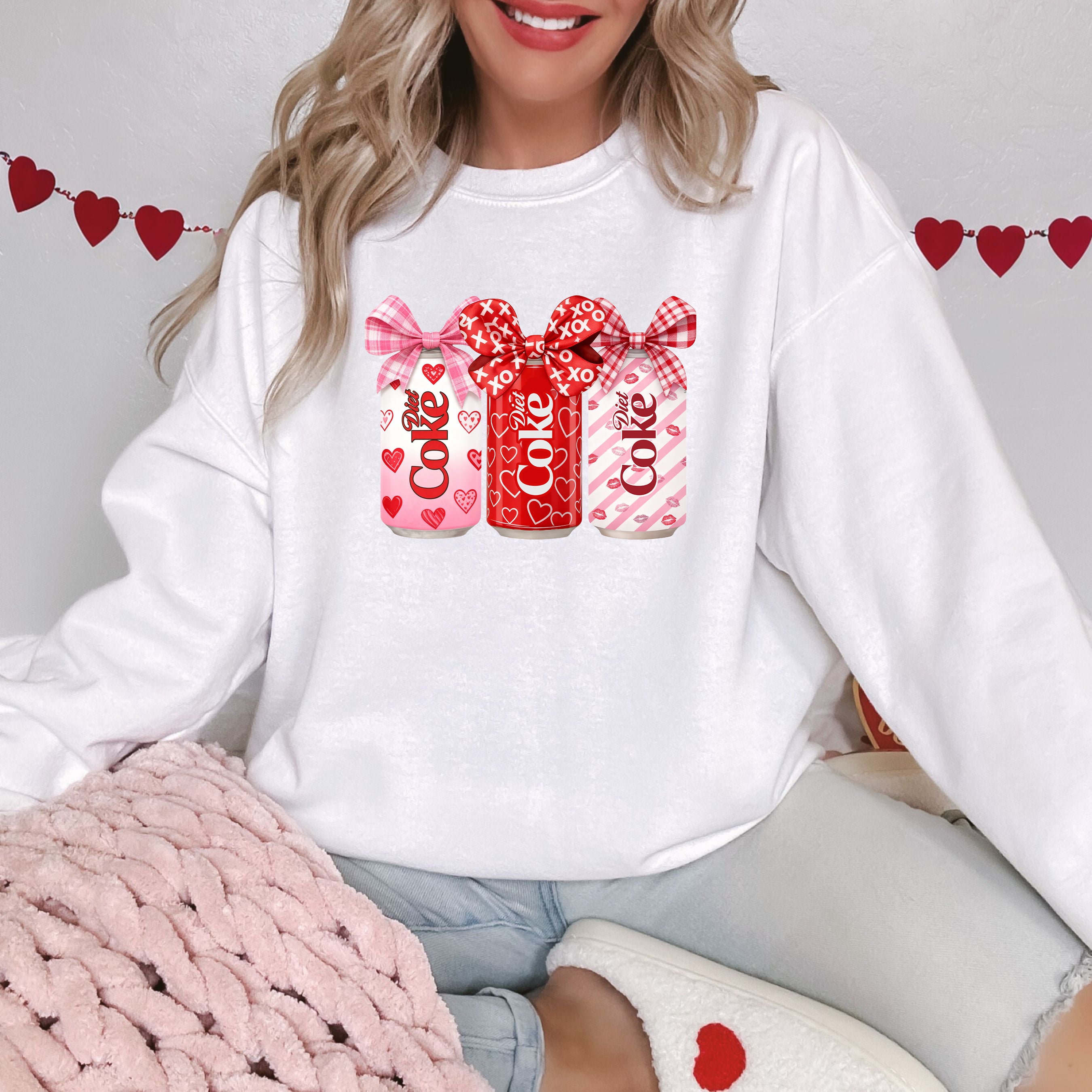 Diet Coke Love Tee or Crew Swatshirt