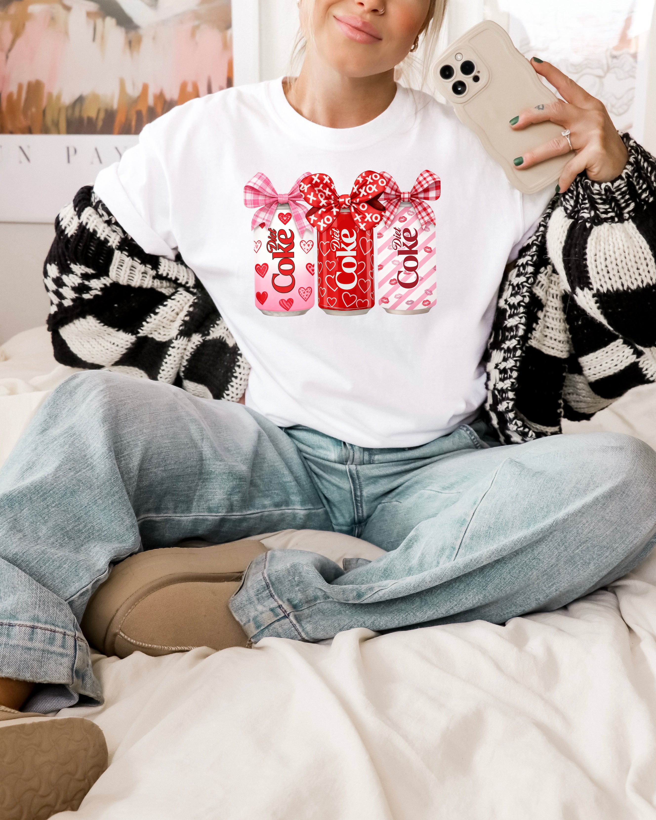 Diet Coke Love Tee or Crew Swatshirt