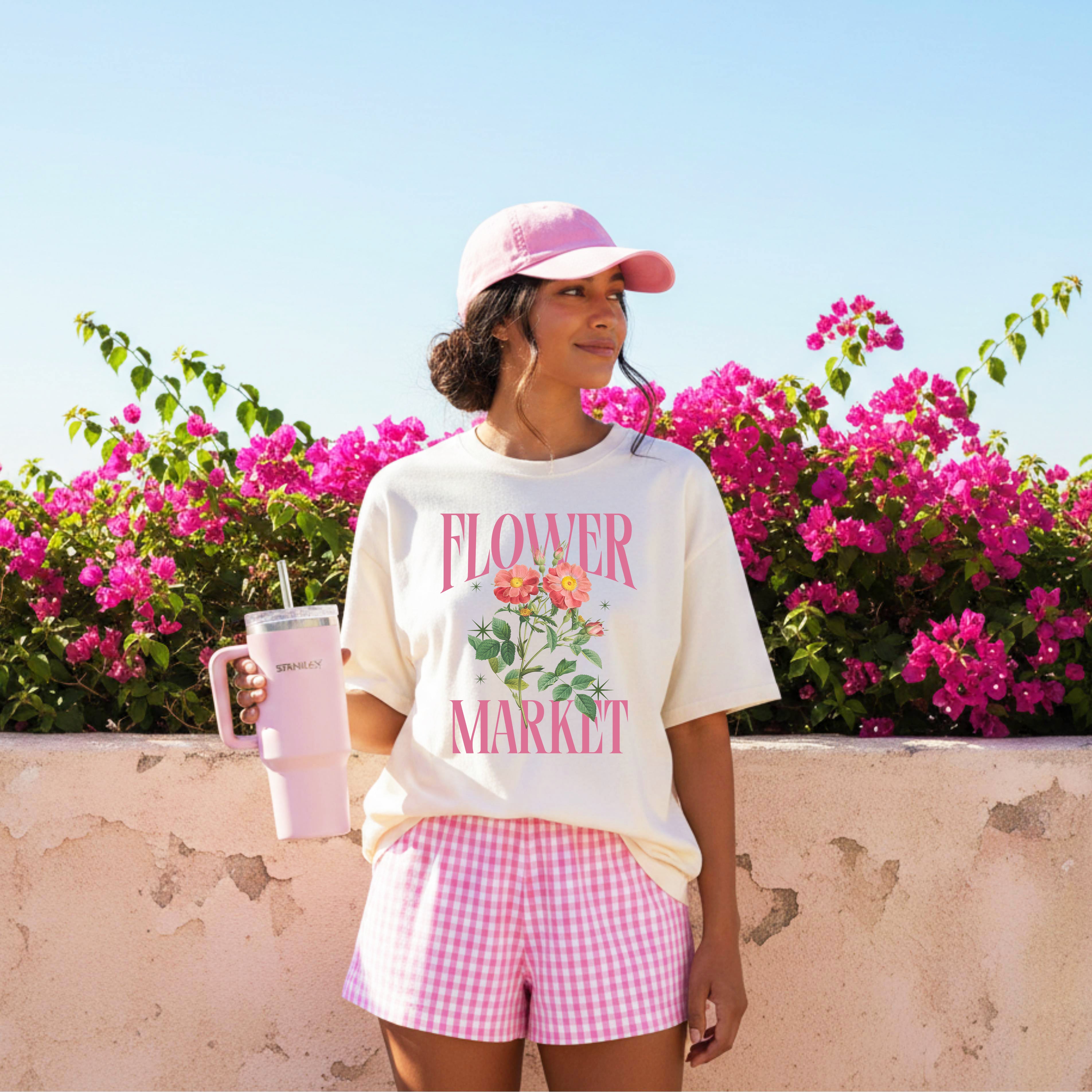 Flower Market Tee