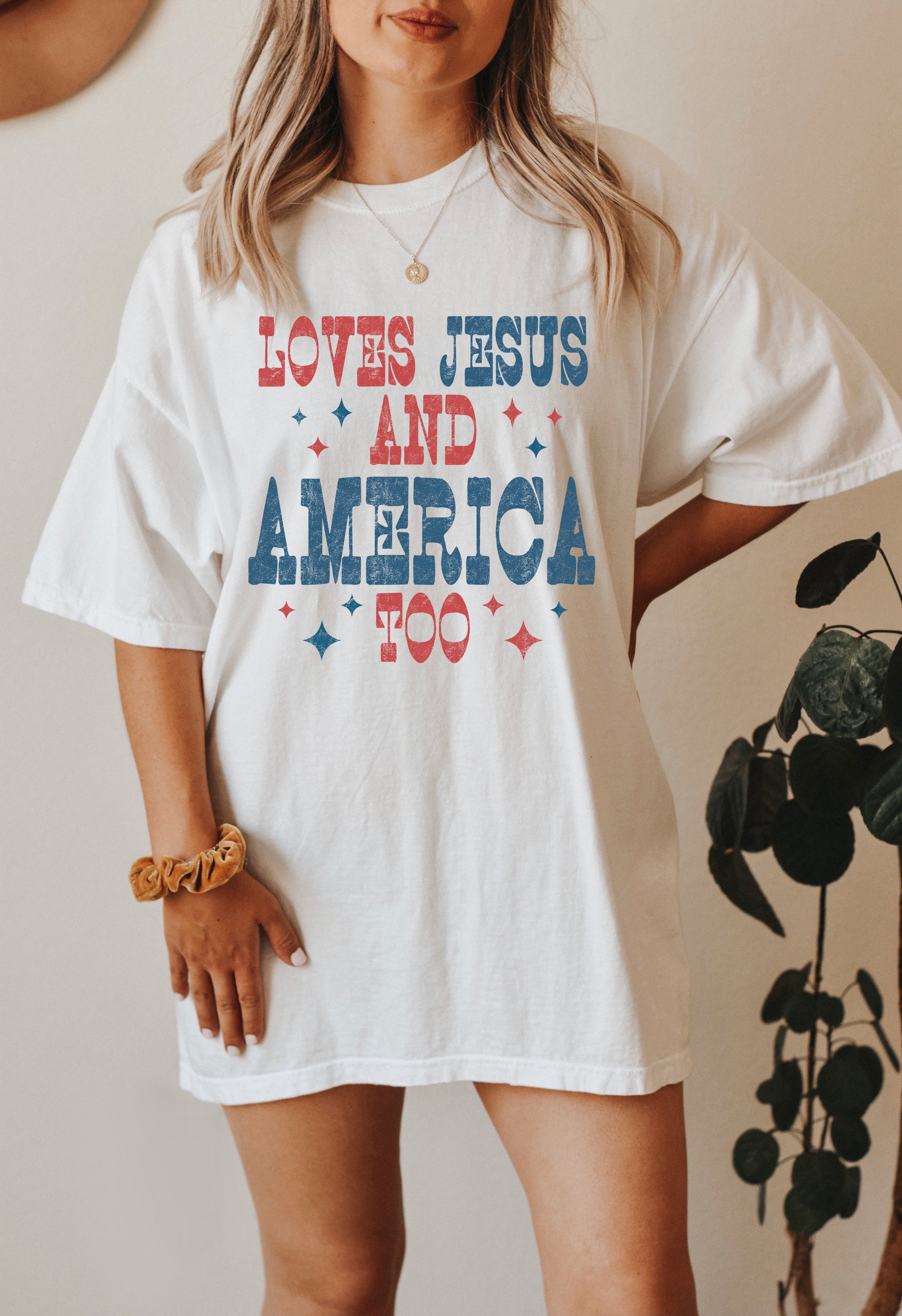 *PREORDER* Loves Jesus and America Too Tee