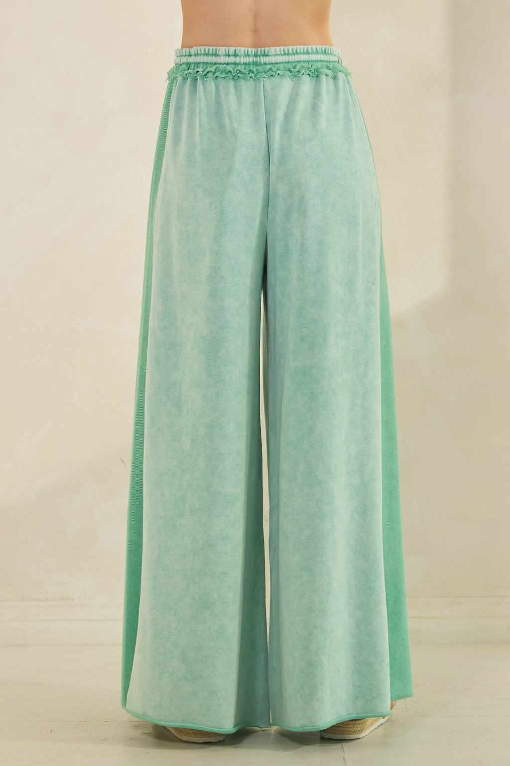 Meadow Mist Sage Green Palazzo Pants