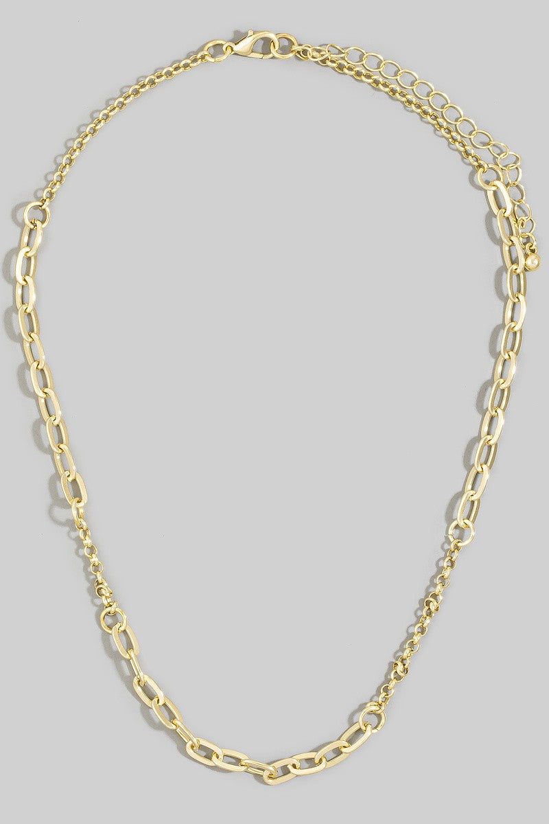 Mixed Link Chain Necklace