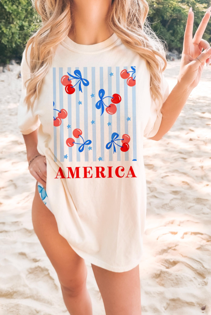 *PREORDER* America Cherries Tee