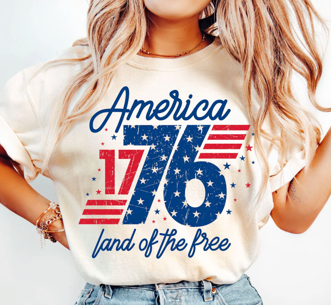 *PREORDER* America 1776 Land of the Free Tee