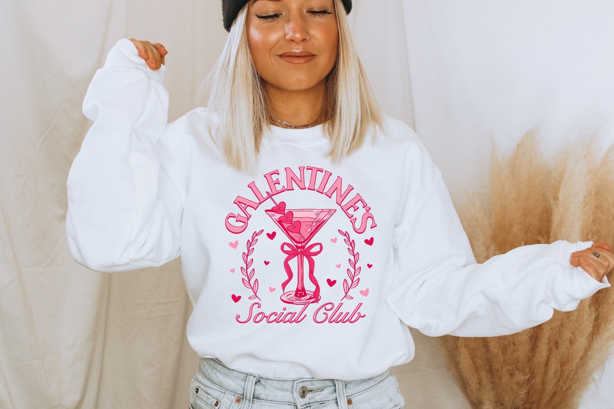 Galentine's Social Club Tee or Crew Sweatshirt