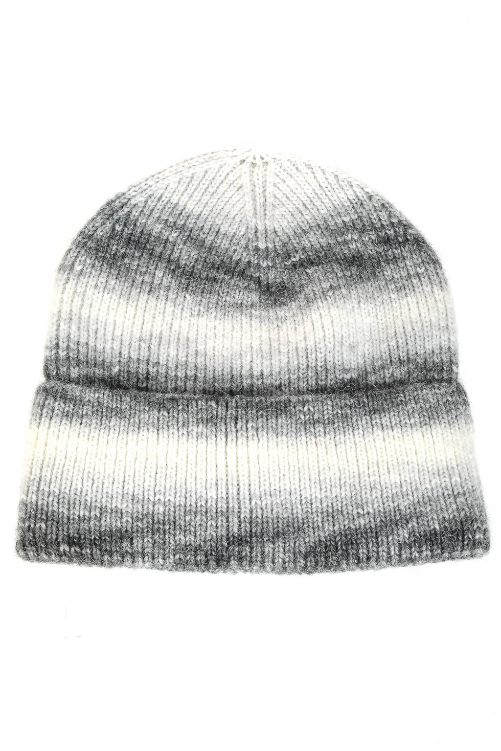 Stripe Shaded Knit Beanie