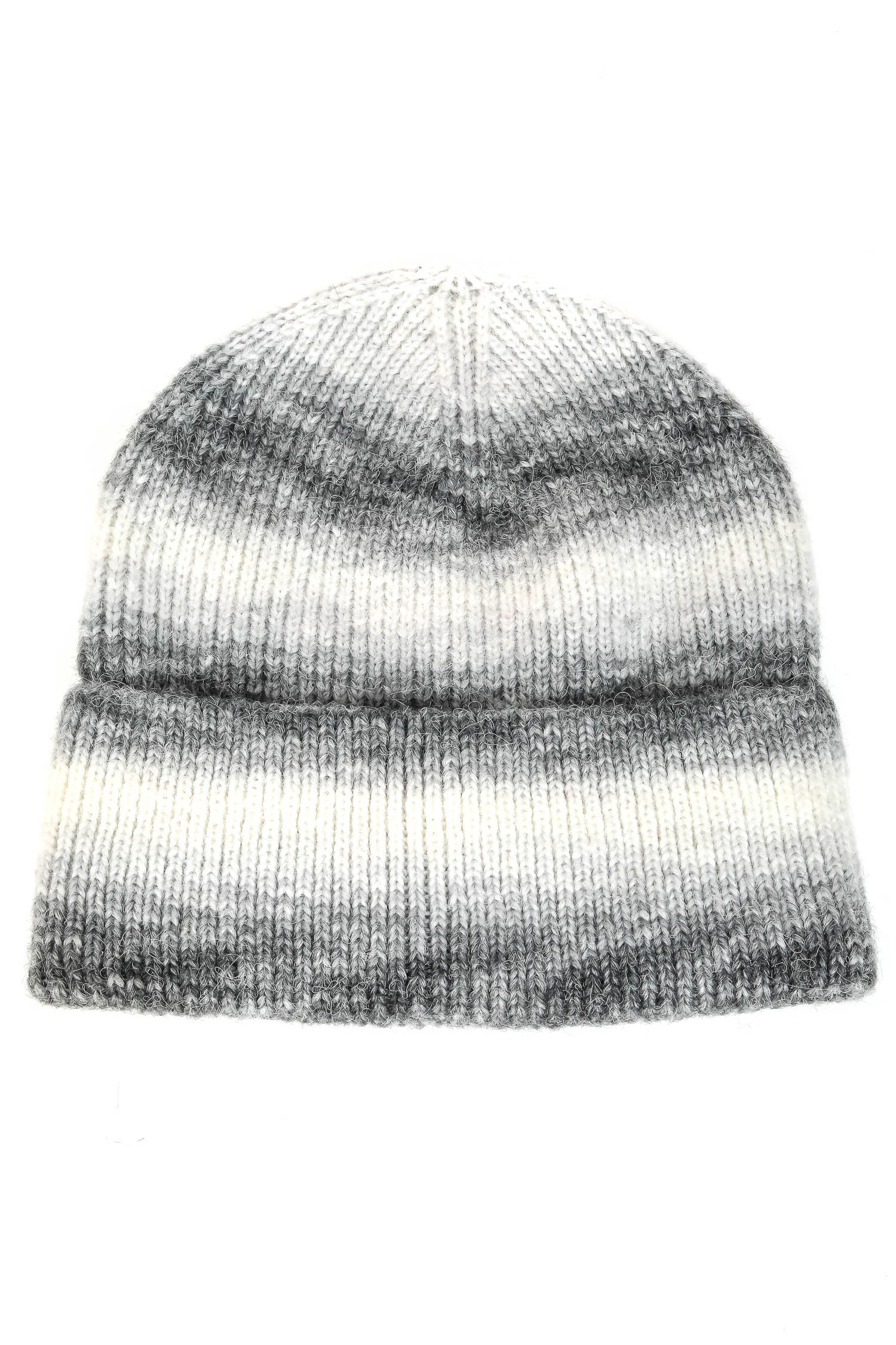 Stripe Shaded Knit Beanie