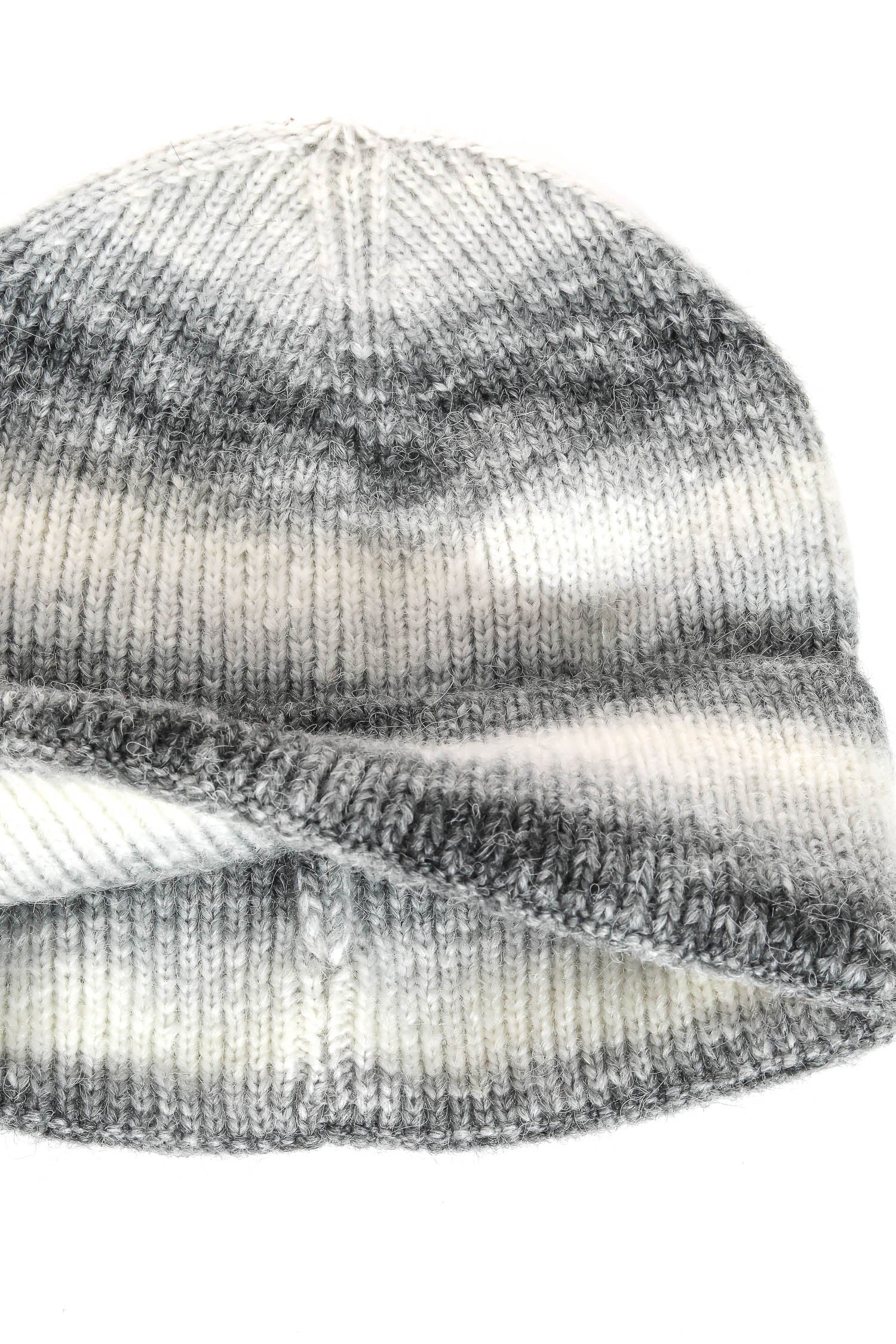 Stripe Shaded Knit Beanie