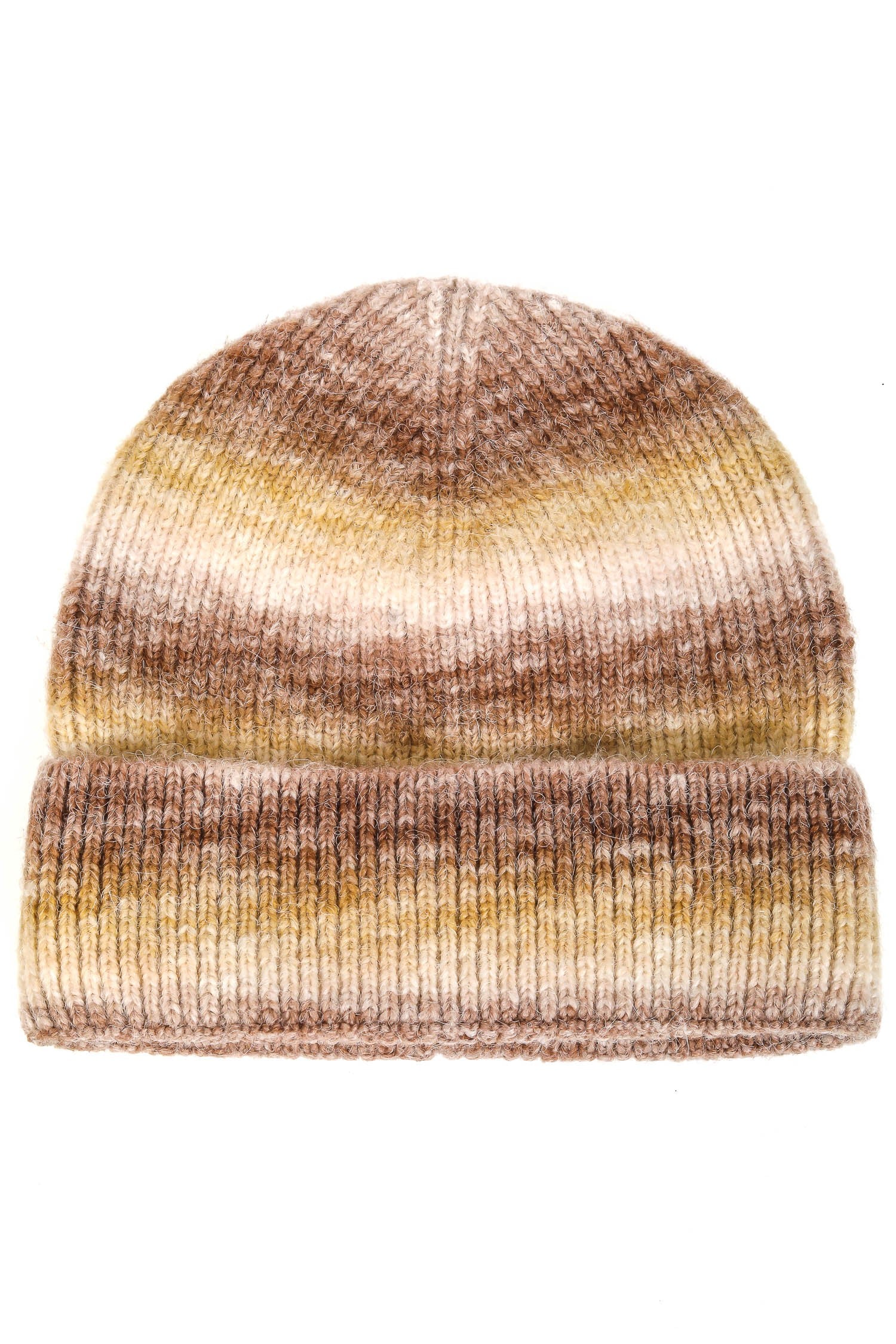Stripe Shaded Knit Beanie