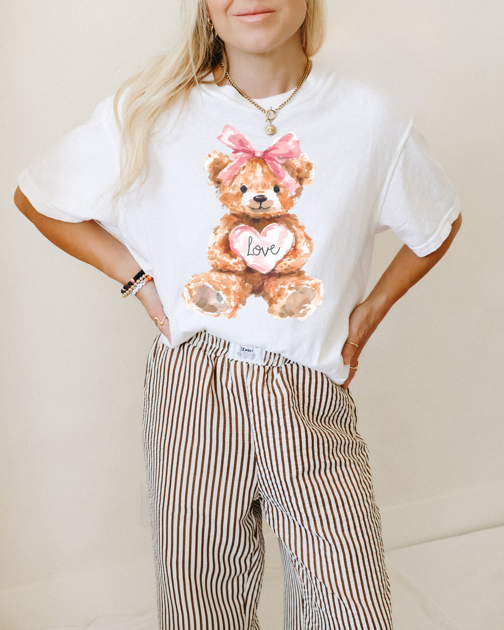 Teddy Bear Love Tee or Crew Sweatshirt
