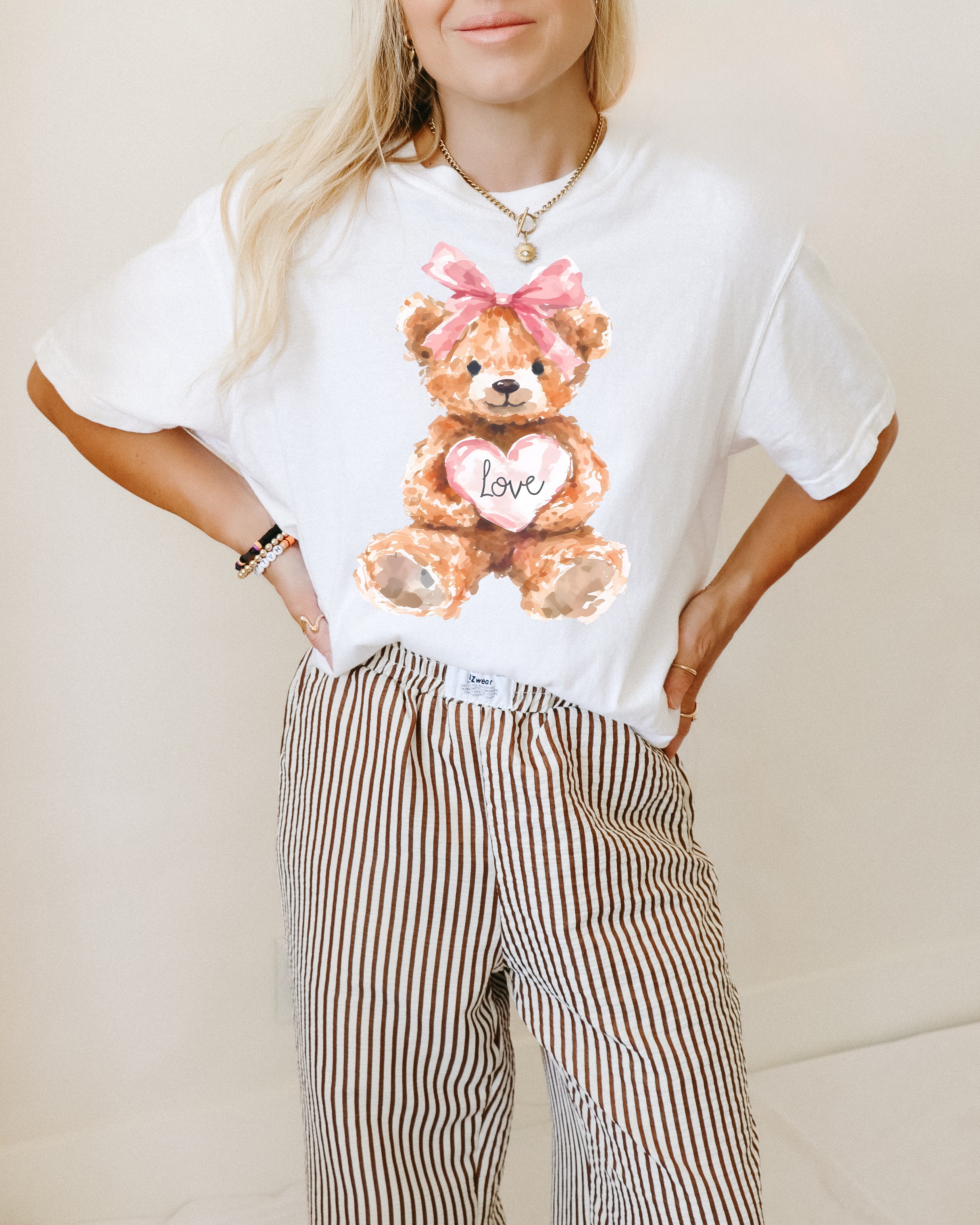 Teddy Bear Love Tee or Crew Sweatshirt