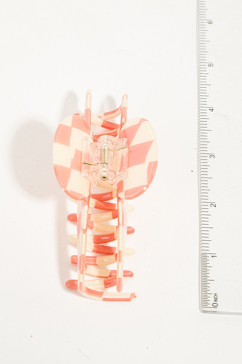 Checkered Hair Clip