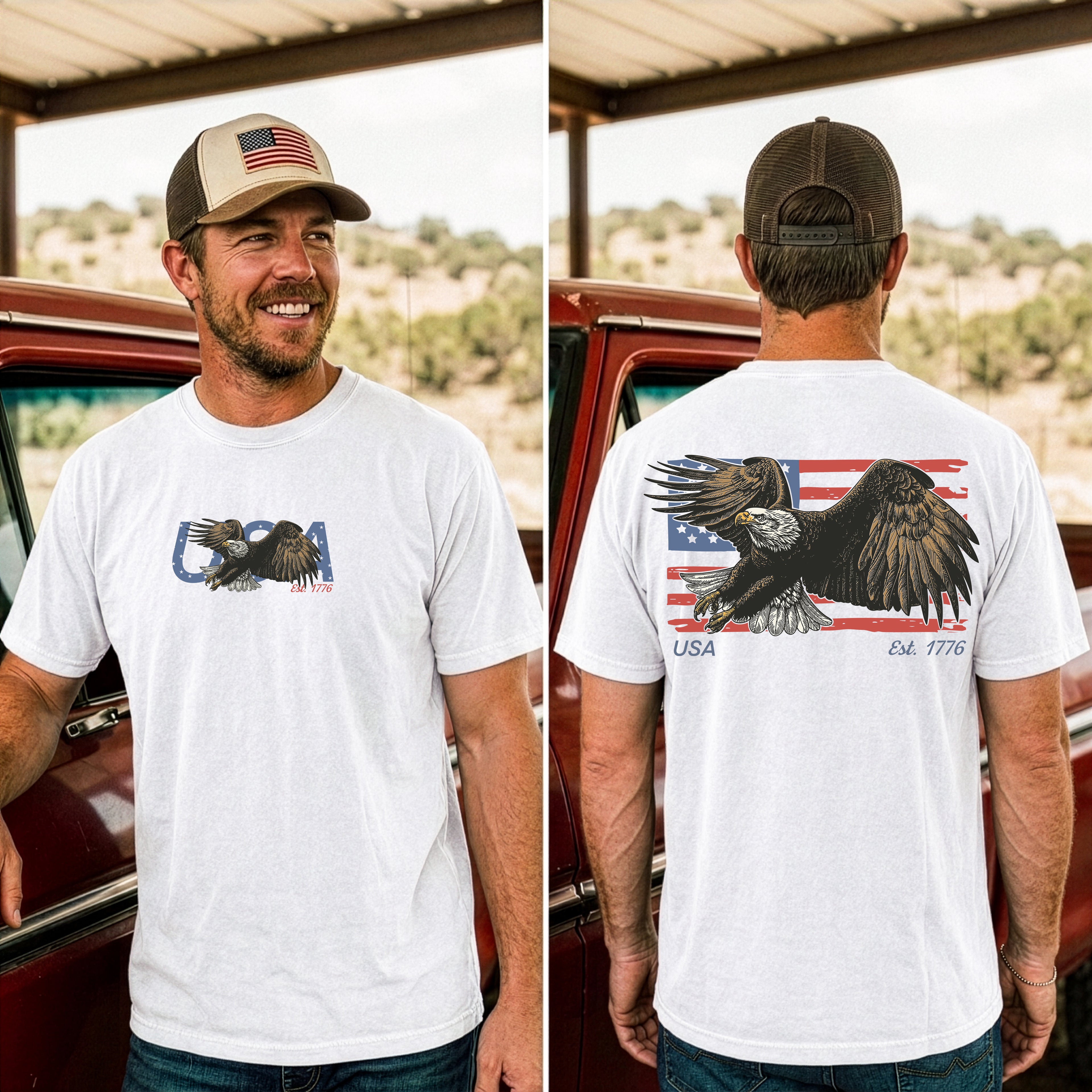 *PREORDER* USA Eagle Tee