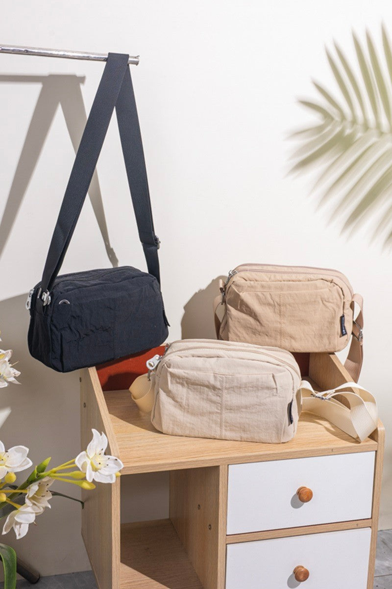 Everywhere Essentials Black Crossbody Bag