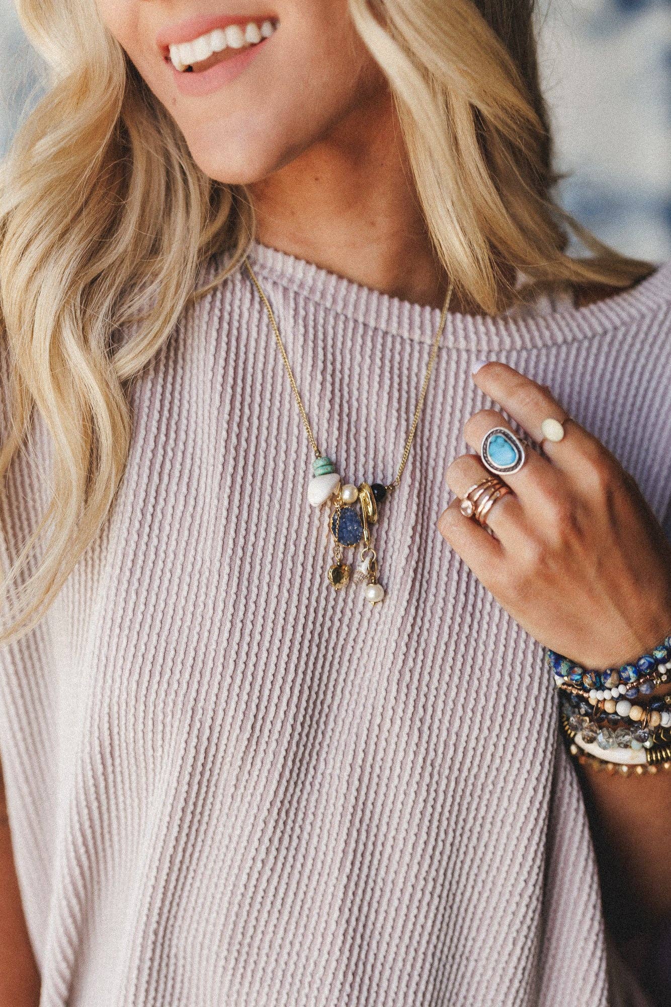 Sunkissed Shells Necklace - Gold