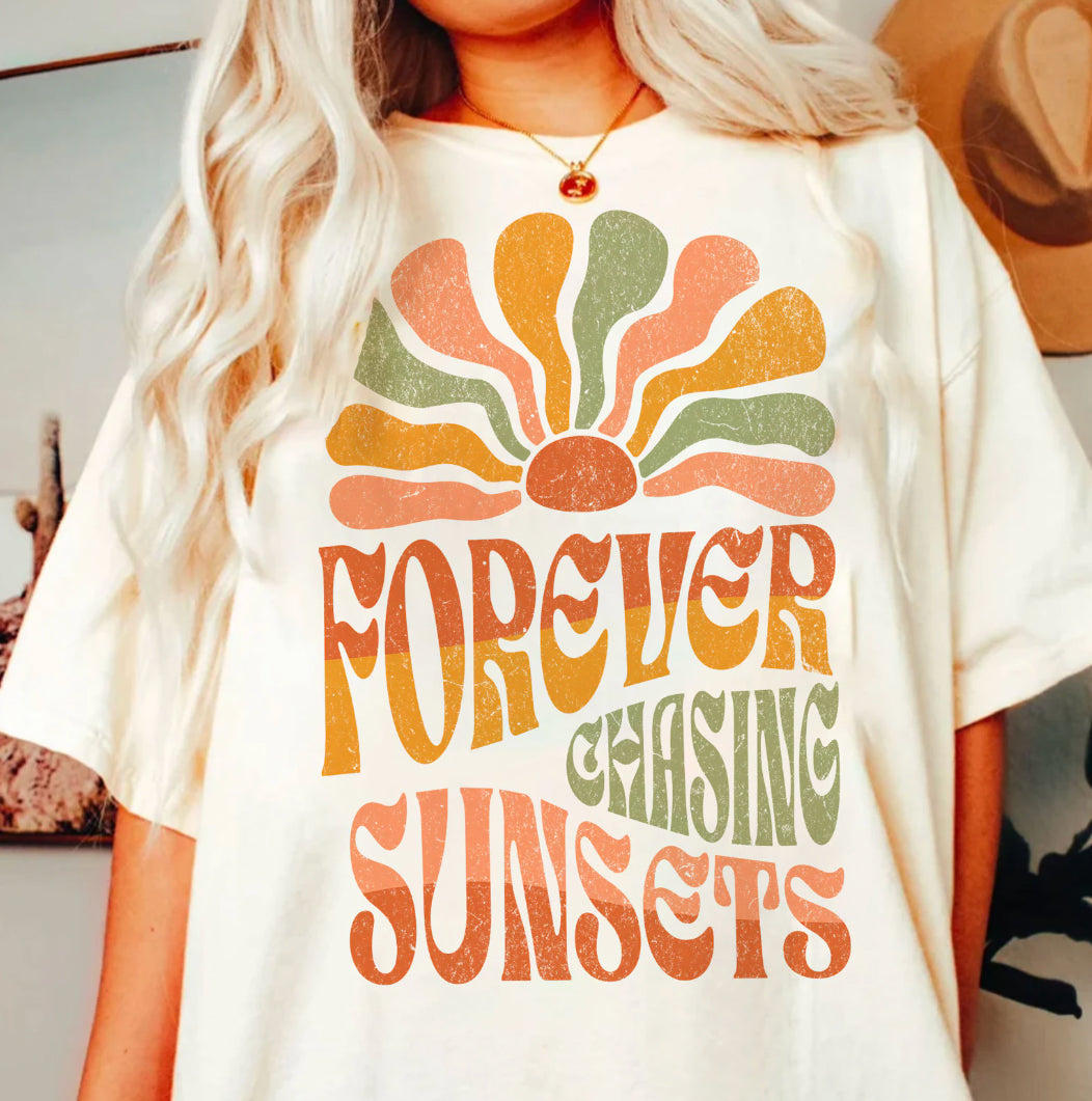 Forever Chasing Sunsets Tee