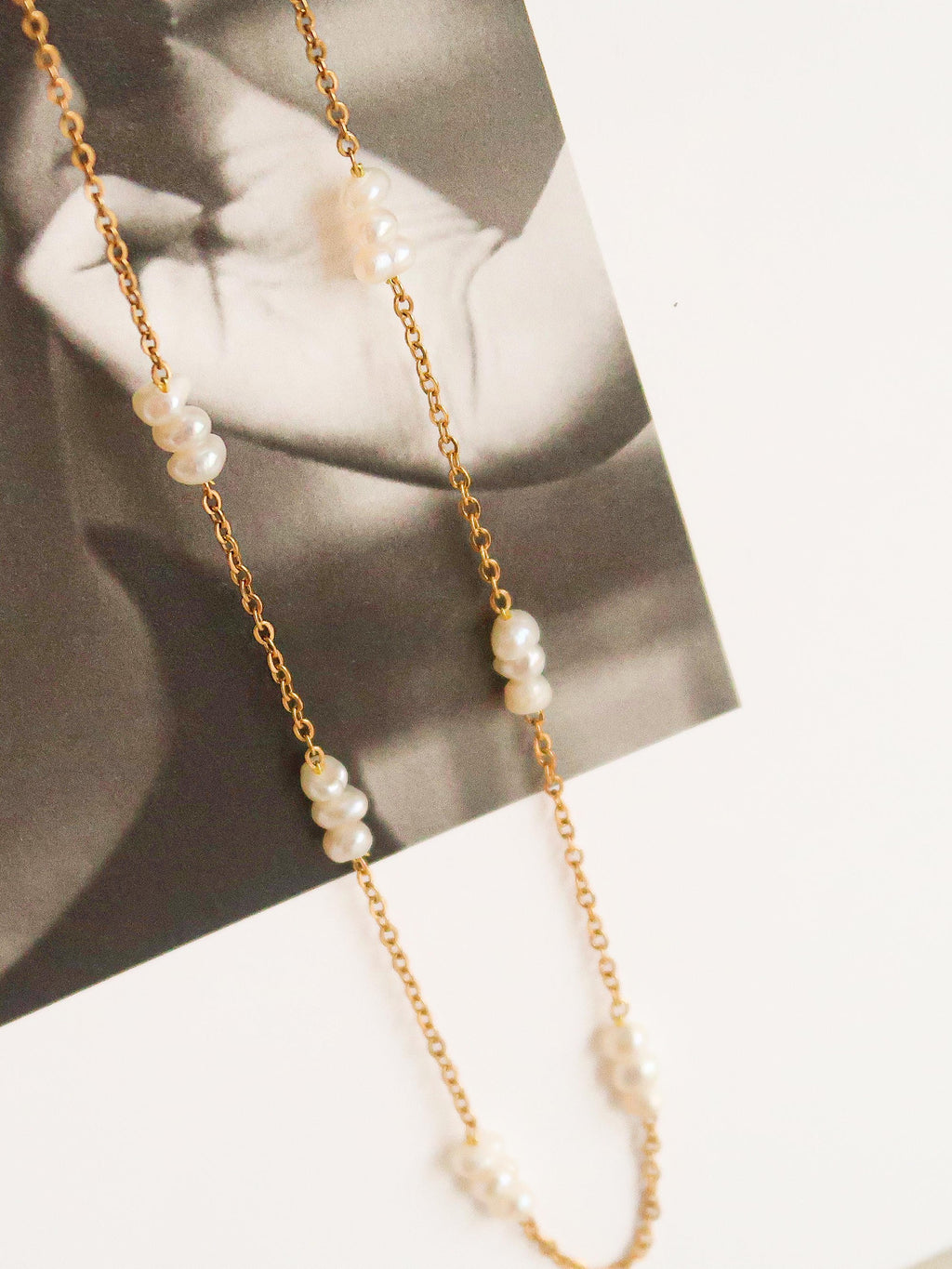 Leilani 18k Petite Multi-pearl Choker