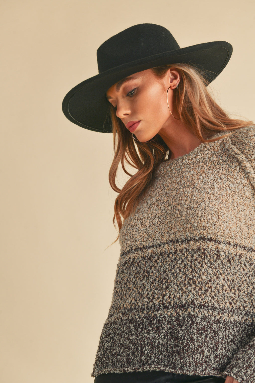 Fraya Oat Brown Sweater