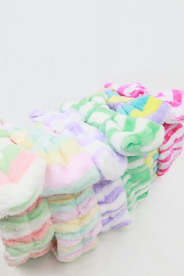 Striped Bow Spa Headband