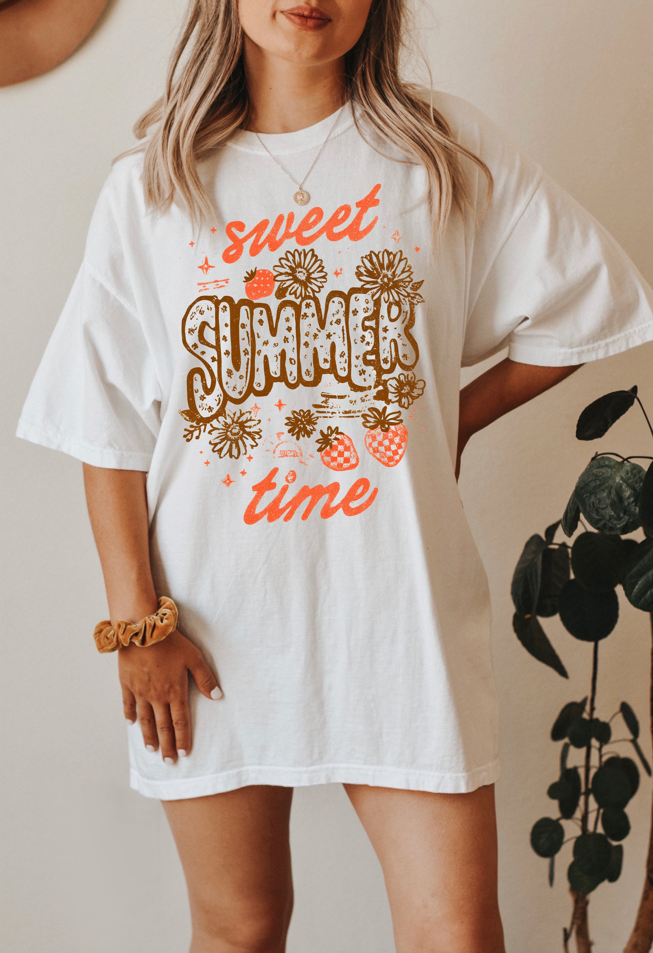 Sweet Summer Time Strawberry Tee